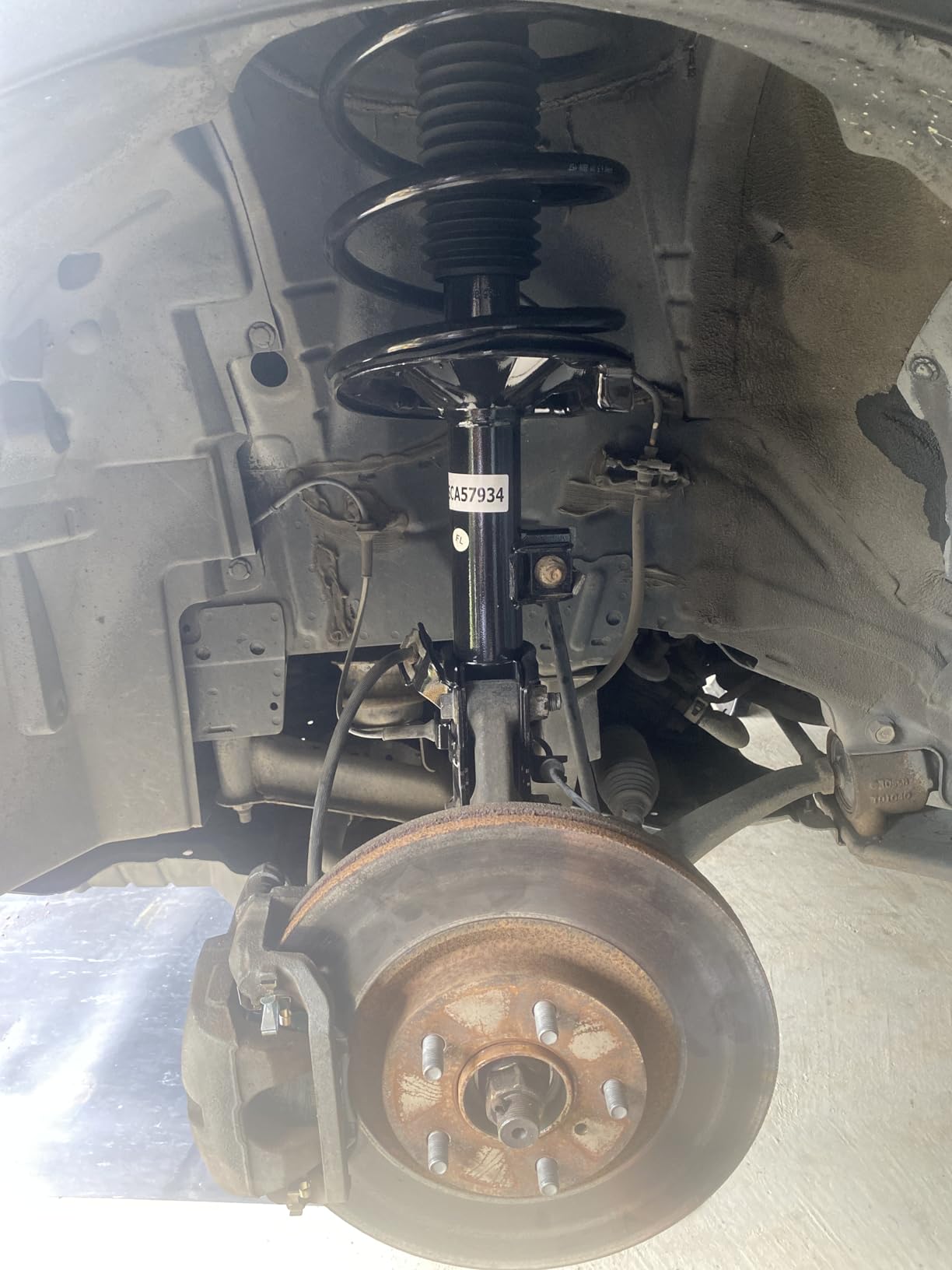 TRQ Front Strut and Spring Assembly Set Loaded Compatible with 2013-2017 Honda Accord LX EX EX-L Sport Touring customer photo 2