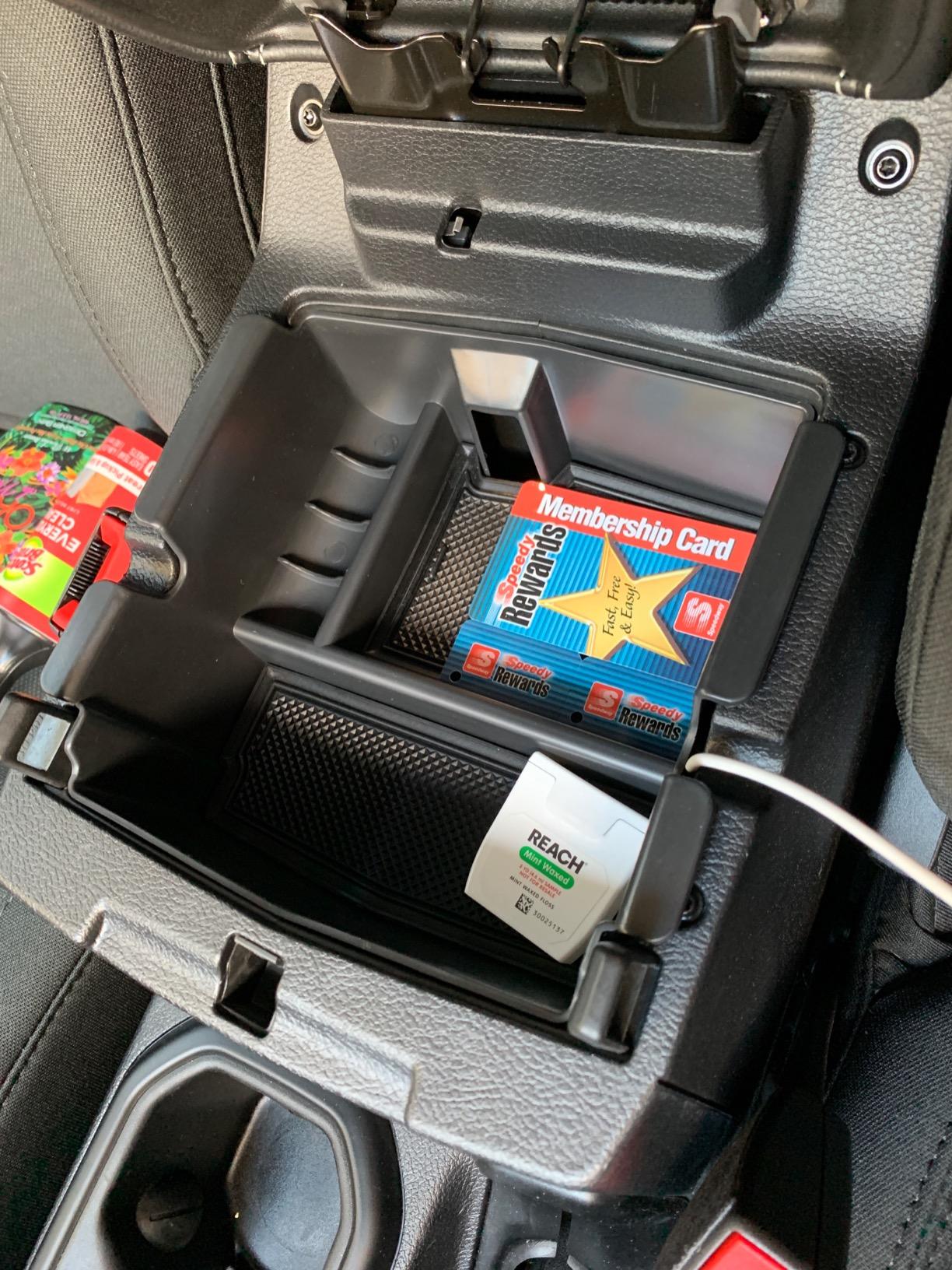 JKCOVER Compatible with Center Console Organizer Tray Jeep Wrangler JL/JLU 2018-2021 2022 2023 2024 2025 and Jeep Gladiator JT Truck 2020-2023 2024 2025 Insert Armrest Accessories (Not for JK/JKU) customer photo 2