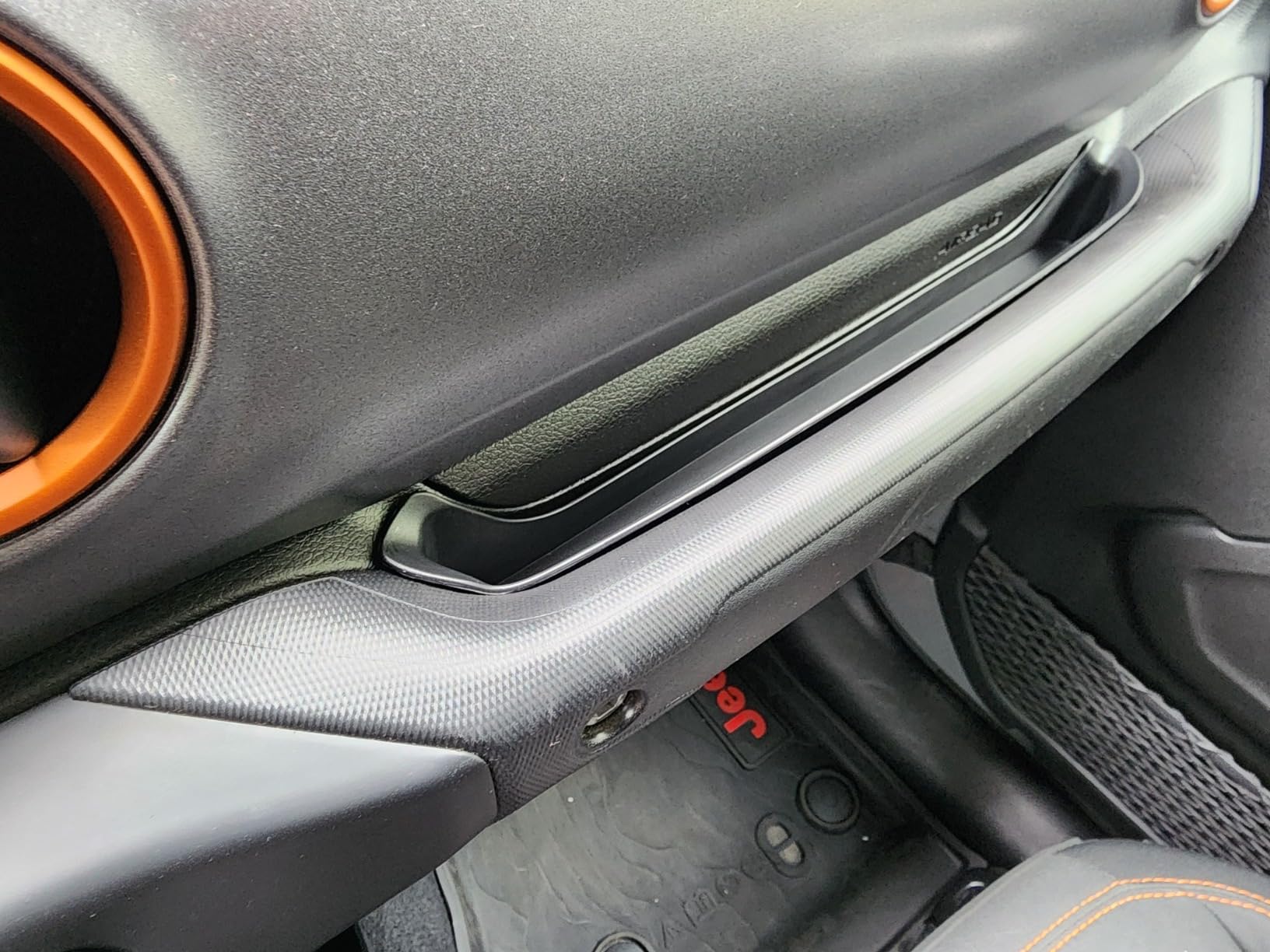 Savadicar JL GrabTray Passenger Storage Tray Organizer Grab Handle Accessory Box for 2018-2023 Jeep Wrangler JL JLU & Jeep Gladiator JT, Interior Accessories, Black customer photo 1