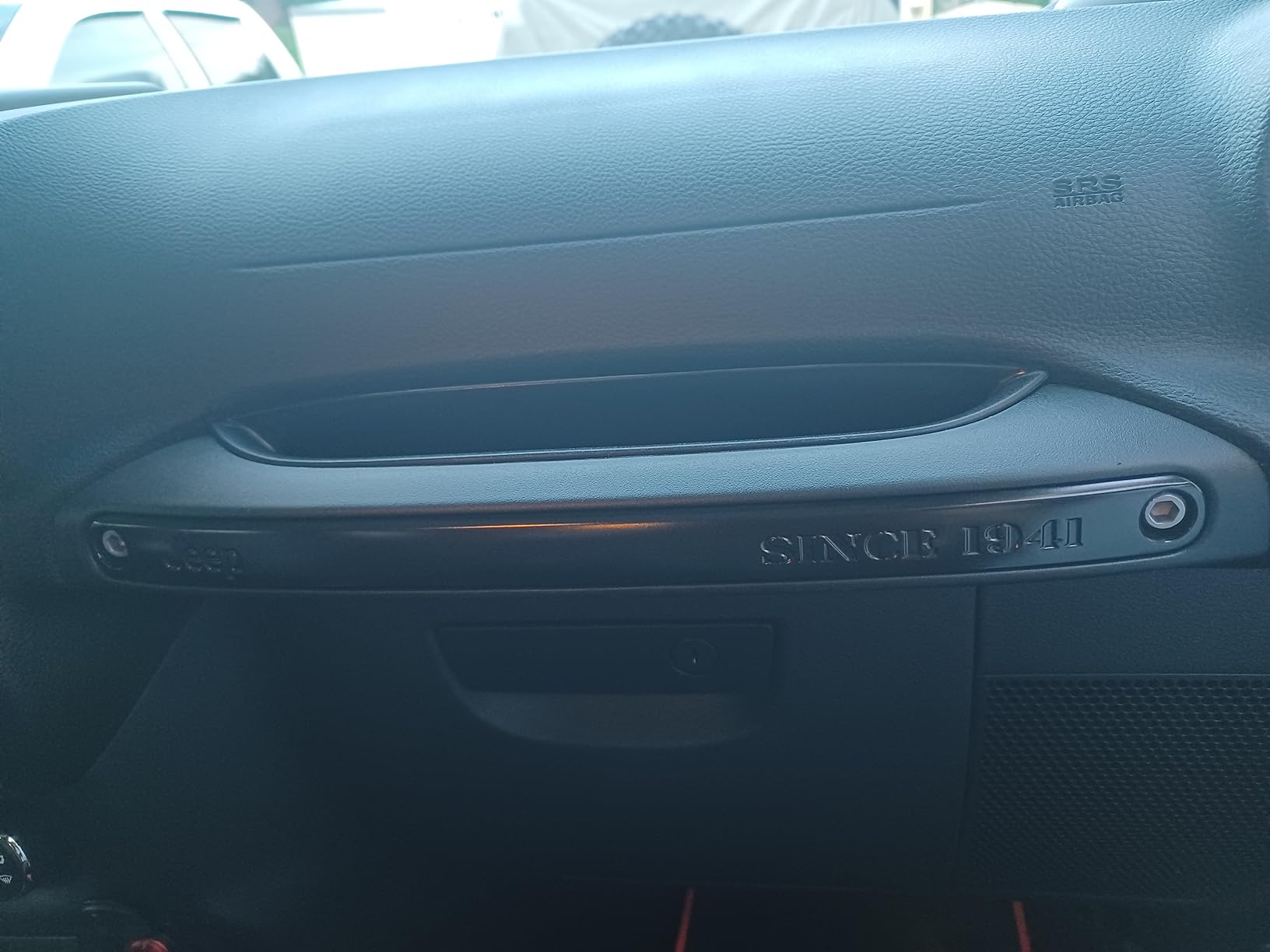 EDBETOS Center Console Organizer Tray Compatible with Jeep Wrangler JK/JKU 2011-2018 Rubicon Sport Sahara Accessories Armrest Storage Glove Box, (Black Trim) customer photo 2