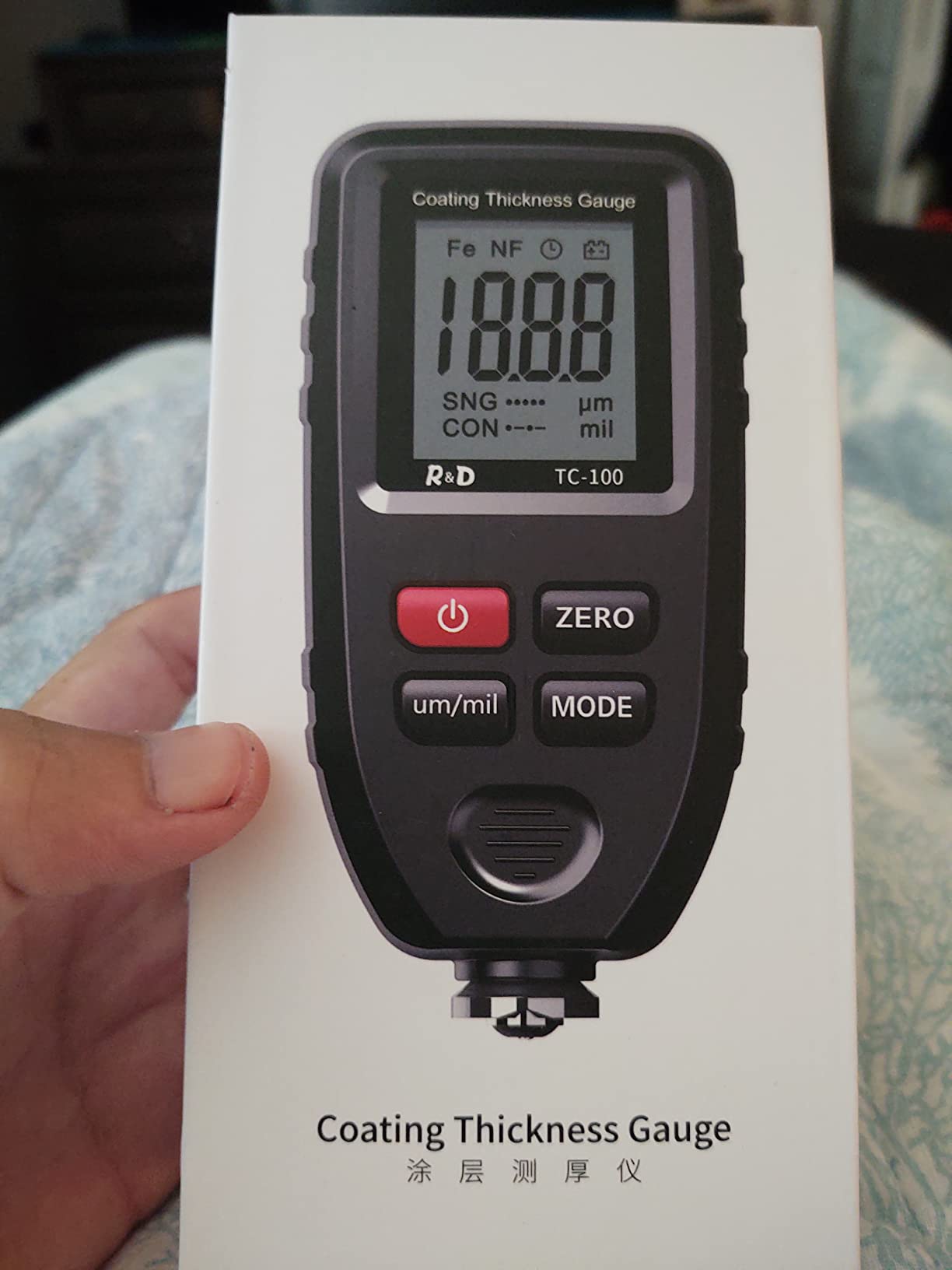 Car Coating Thickness Meter for Used Car Buyers, Paint Mil Thickness Meter Gauge Check The Car's Original Coating Auto Car Paint Meter customer photo 3