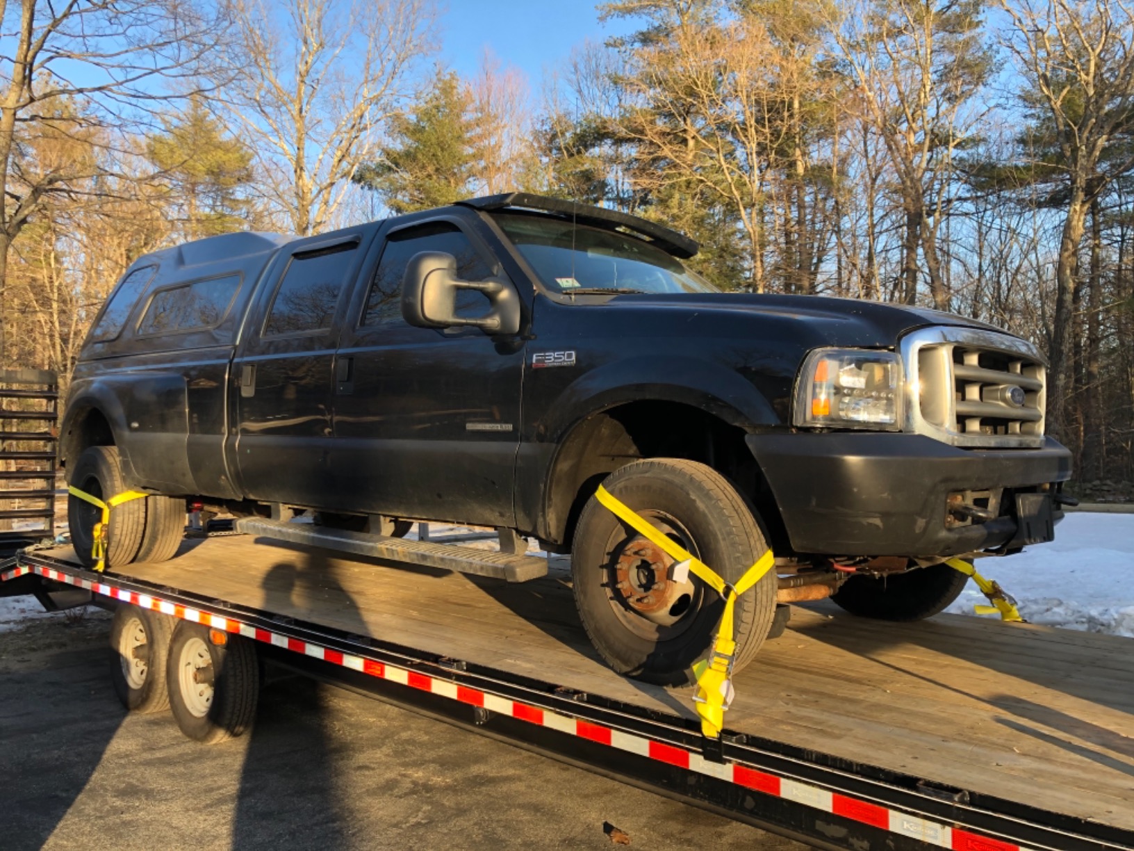 US Cargo Control Side Mount Wheel Nets with Ratchets and Flat Hooks (4-Pack), Lasso Tie Down Straps, 12,000 LBS Break Strength customer photo 1