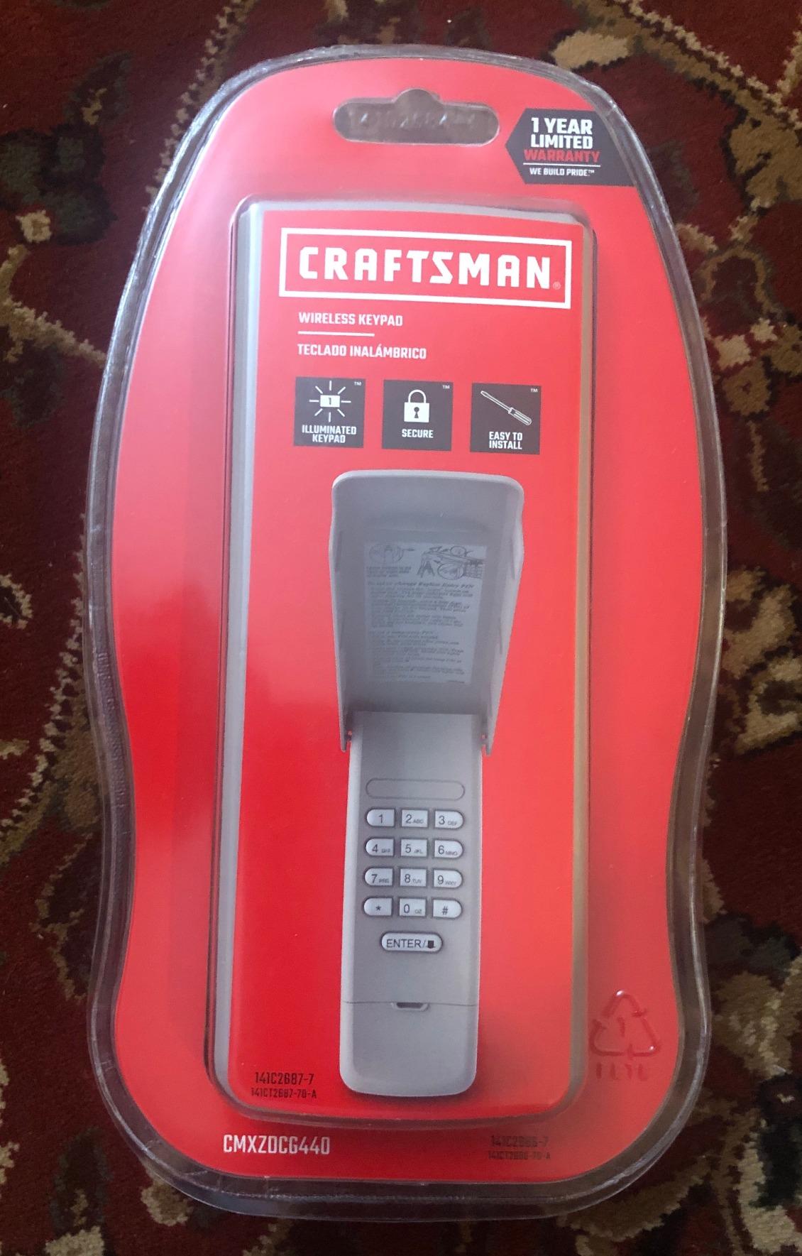 Craftsman CMXZDCG440 Garage Door Wireless Keypad, Gray customer photo 2