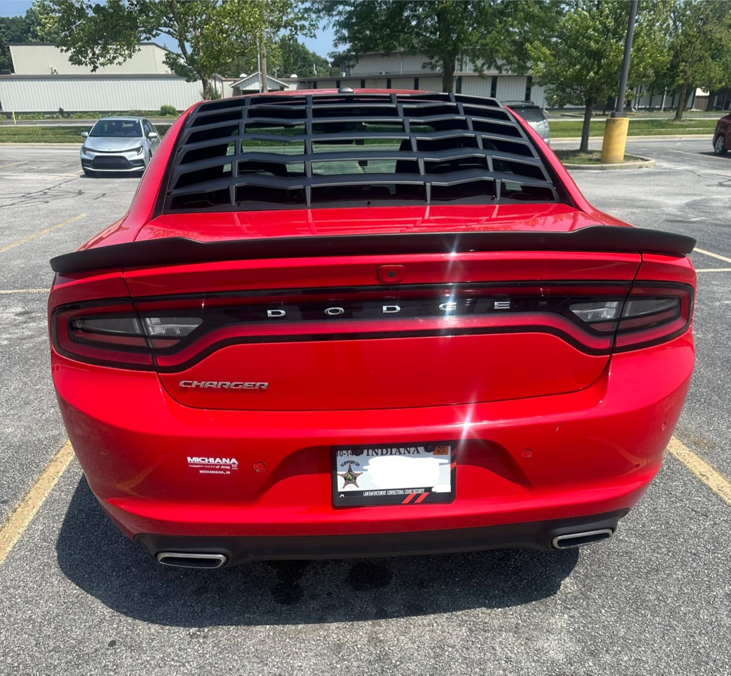 E-cowlboy Rear Window Louvers Hardware Kits Installation Accessories with Double Sided Mounting Tape 3M for Ford Mustang Dodge Challenger Camaro (12pcs) customer photo 1