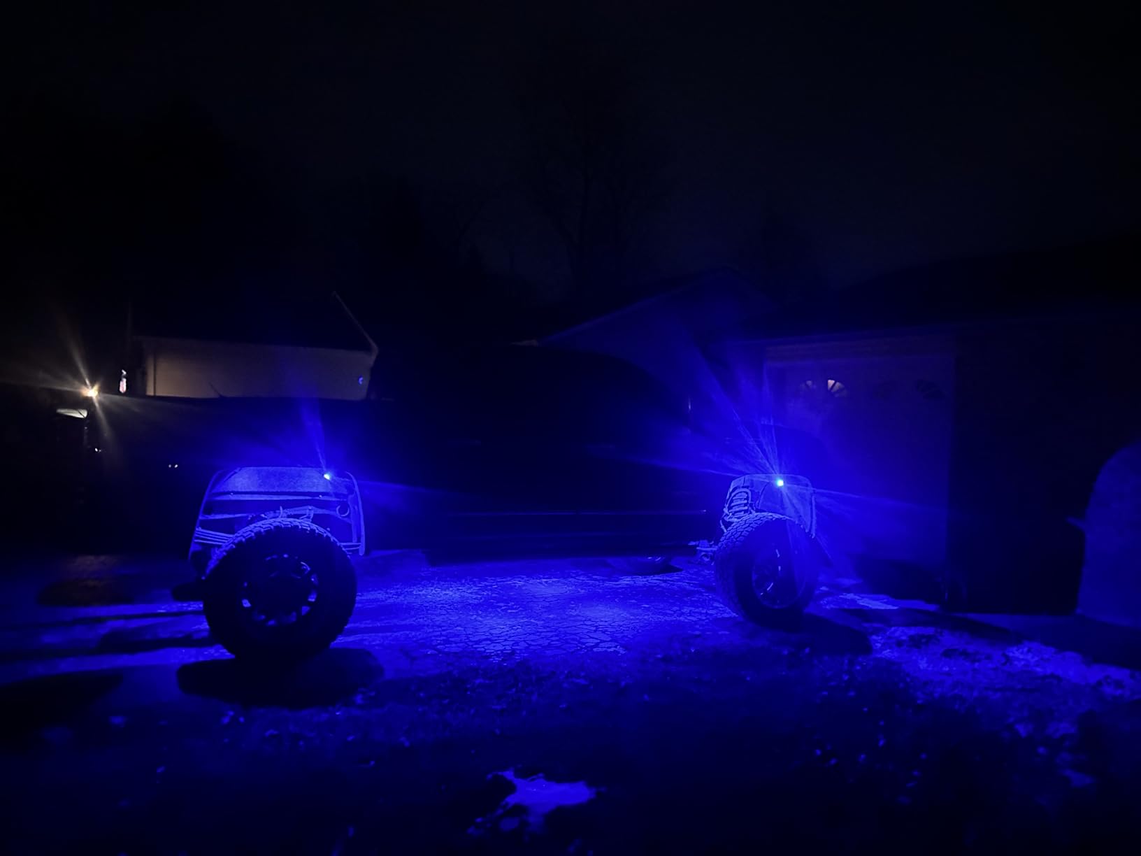 MICTUNING C1 8 Pods RGBW LED Rock Lights - Multicolor Underglow Neon Light Kit with Bluetooth Controller, Music Mode customer photo 2