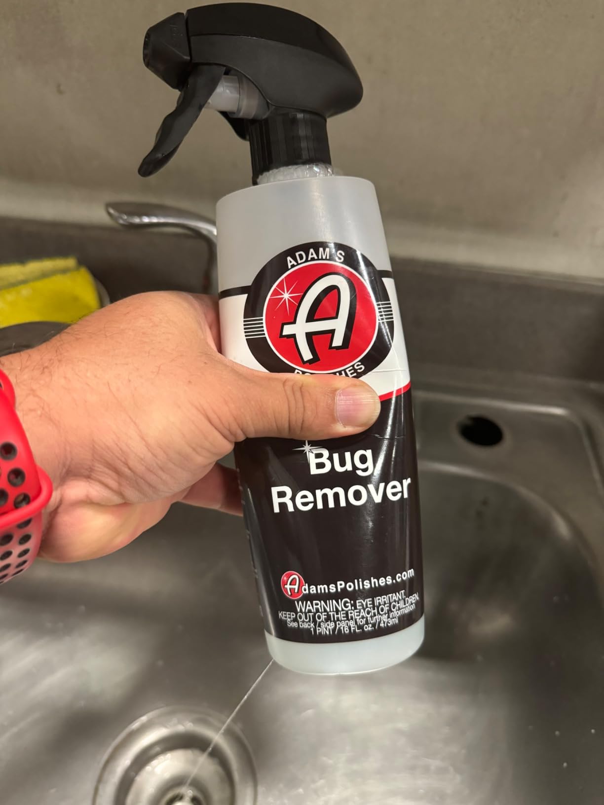 Adam's Bug Remover Gallon - Effectively Remove Contaminants From Car Paint, Windows or Bumper Parts & Accessories After Travel Road Trip - Spray During Car Wash or Dry - Dissolves On Contact customer photo 2