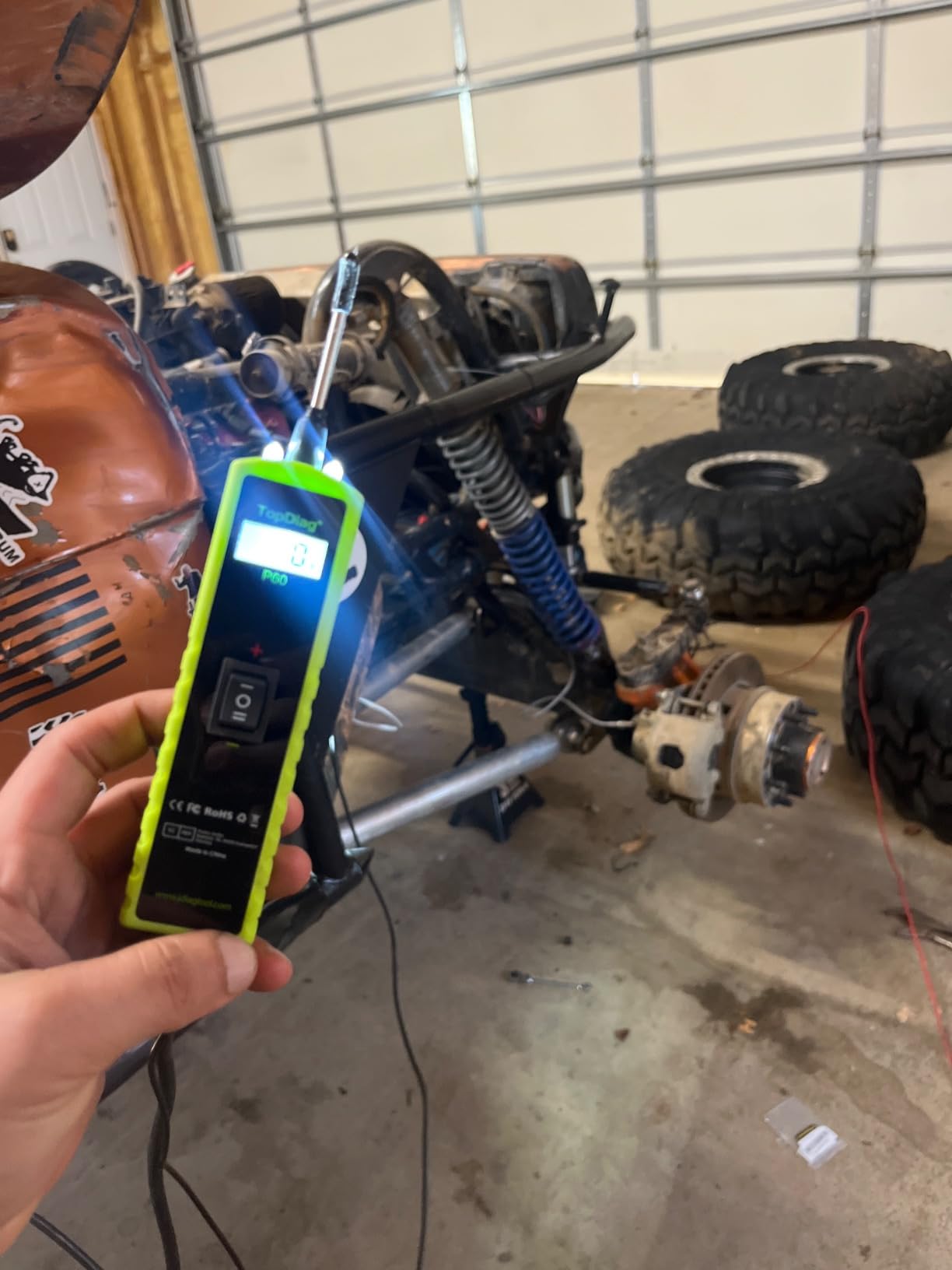 Circuit Tester Automotive, Power Circuit Probe Tester, Test Light Automotive with 40FT Cable, Car Fuse Tester, AC DC 12V 24V Car Diagnostic Tool, P100 customer photo 1