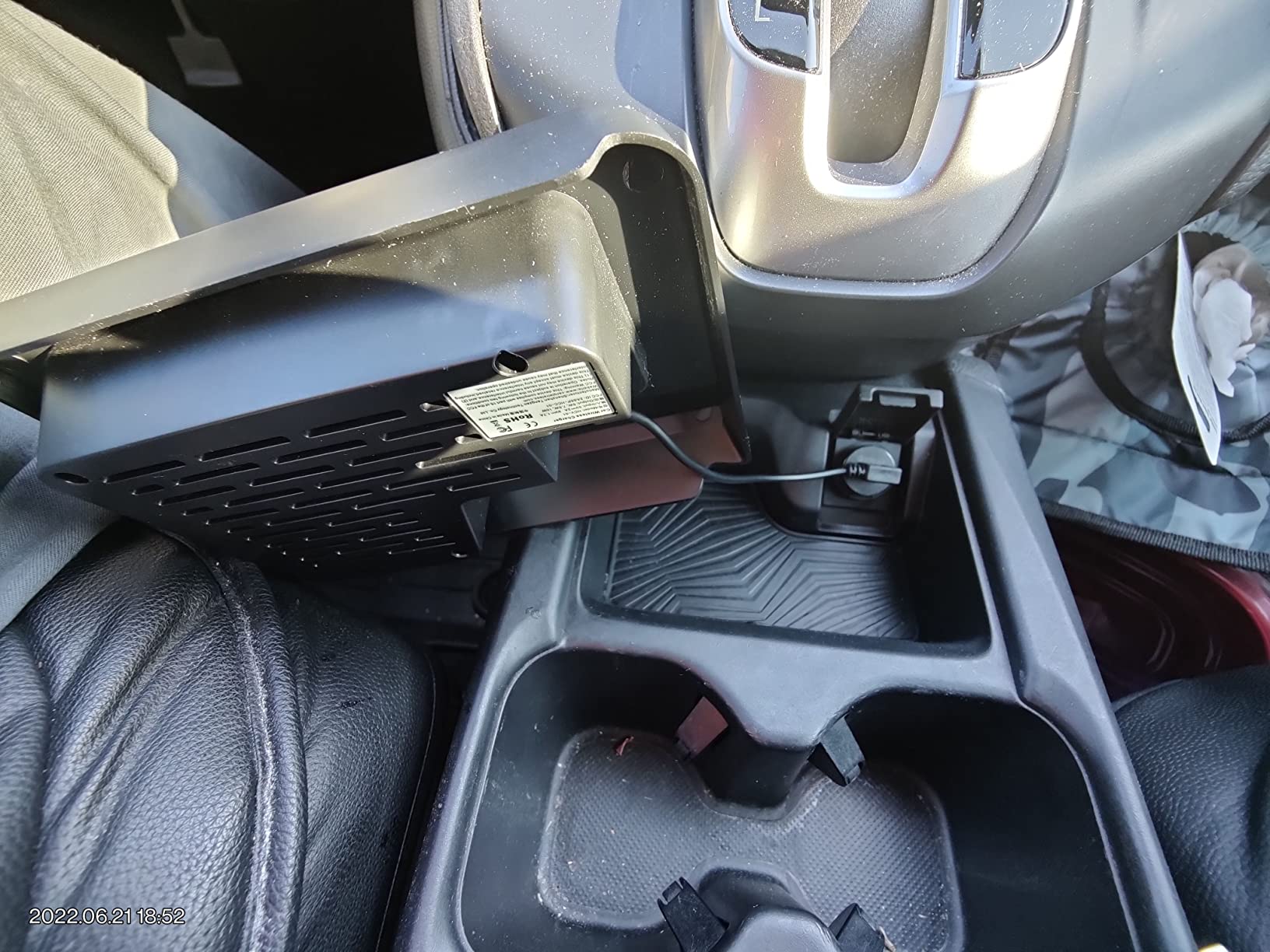 CarQiWireless Wireless Charger for Honda CRV 2019 2018 2017 Car Charging Charger, Center Console Holder Storage Box with Cell Phone Wireless Charging Pad Mat for CR-V Interior Accessories customer photo 1