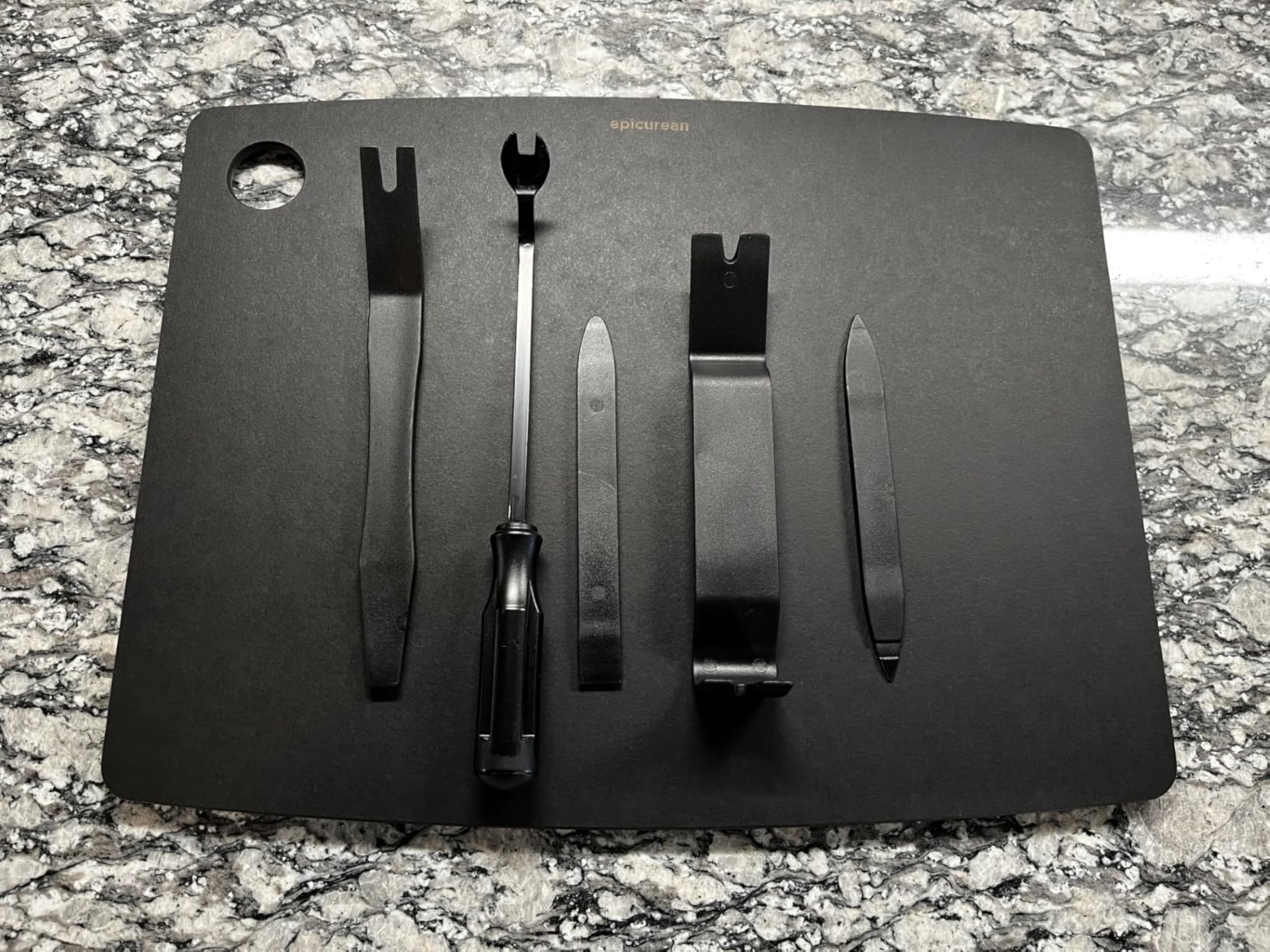 LivTee 5 pcs Auto Trim Removal Tool Kit, No Scratch Plastic Pry Tool Kit - Interior Door Panel Clip Fastener Removal Set for Vehicle Dash Radio Audio Installer (Blue) customer photo 2