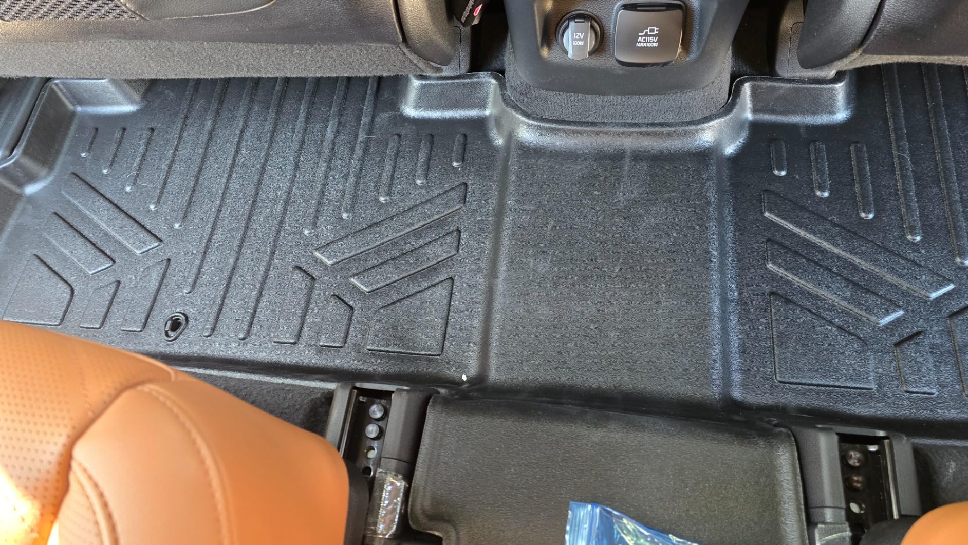 SMARTLINER All Weather Custom Fit Cargo Liner Behind The 2nd Row Compatible with 2020-2025 Kia Telluride customer photo 1