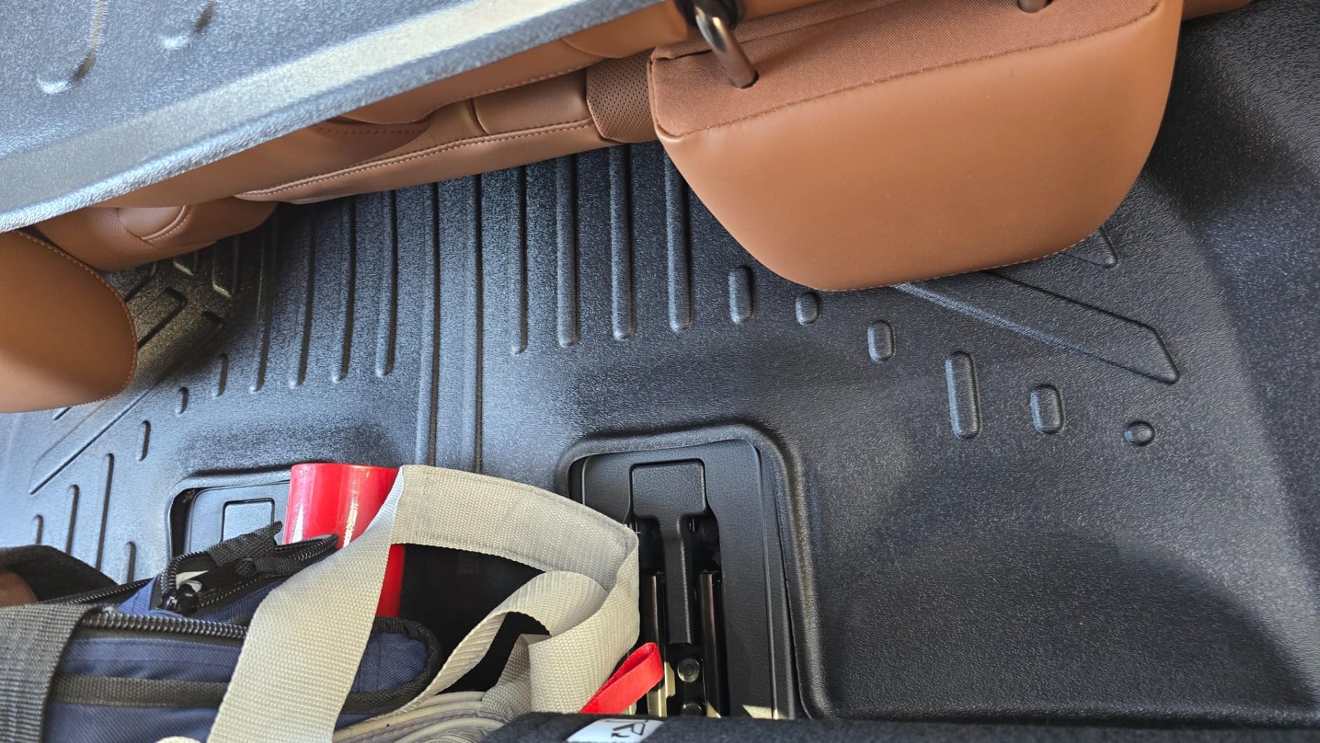 SMARTLINER All Weather Custom Fit Cargo Liner Behind The 2nd Row Compatible with 2020-2025 Kia Telluride customer photo 2