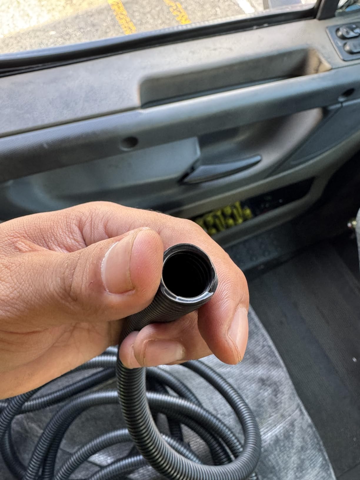 ZhiYo 10FT 3/4in Wire Loom Split Tubing Auto Wire Conduit Flexible Cover High Temperature Heat Resistant -40F to 257F customer photo 1