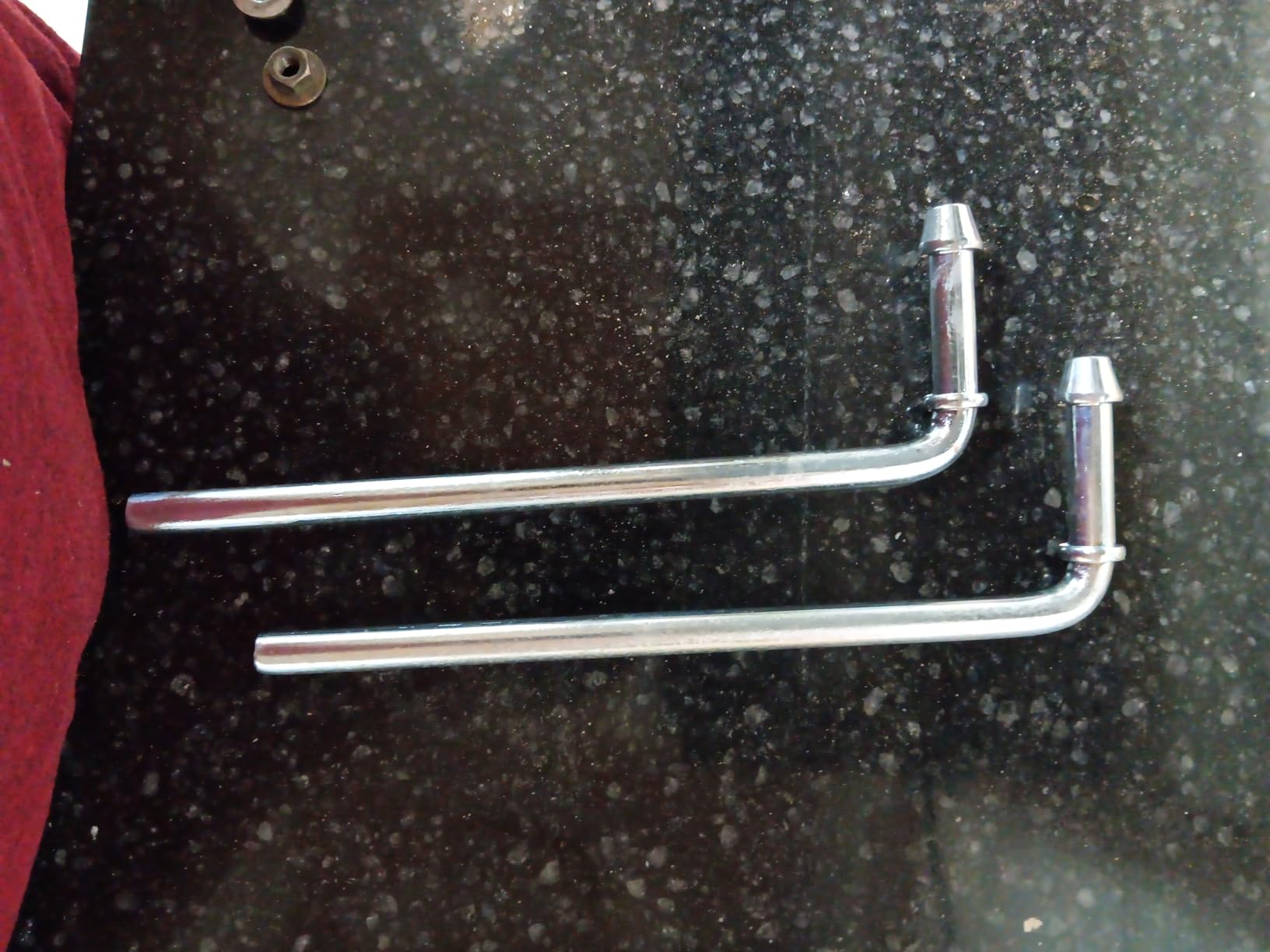 -2 Pack- 90° bend Universal Weld In Place Exhaust Hanger Rod - MADE IN THE USA customer photo 2