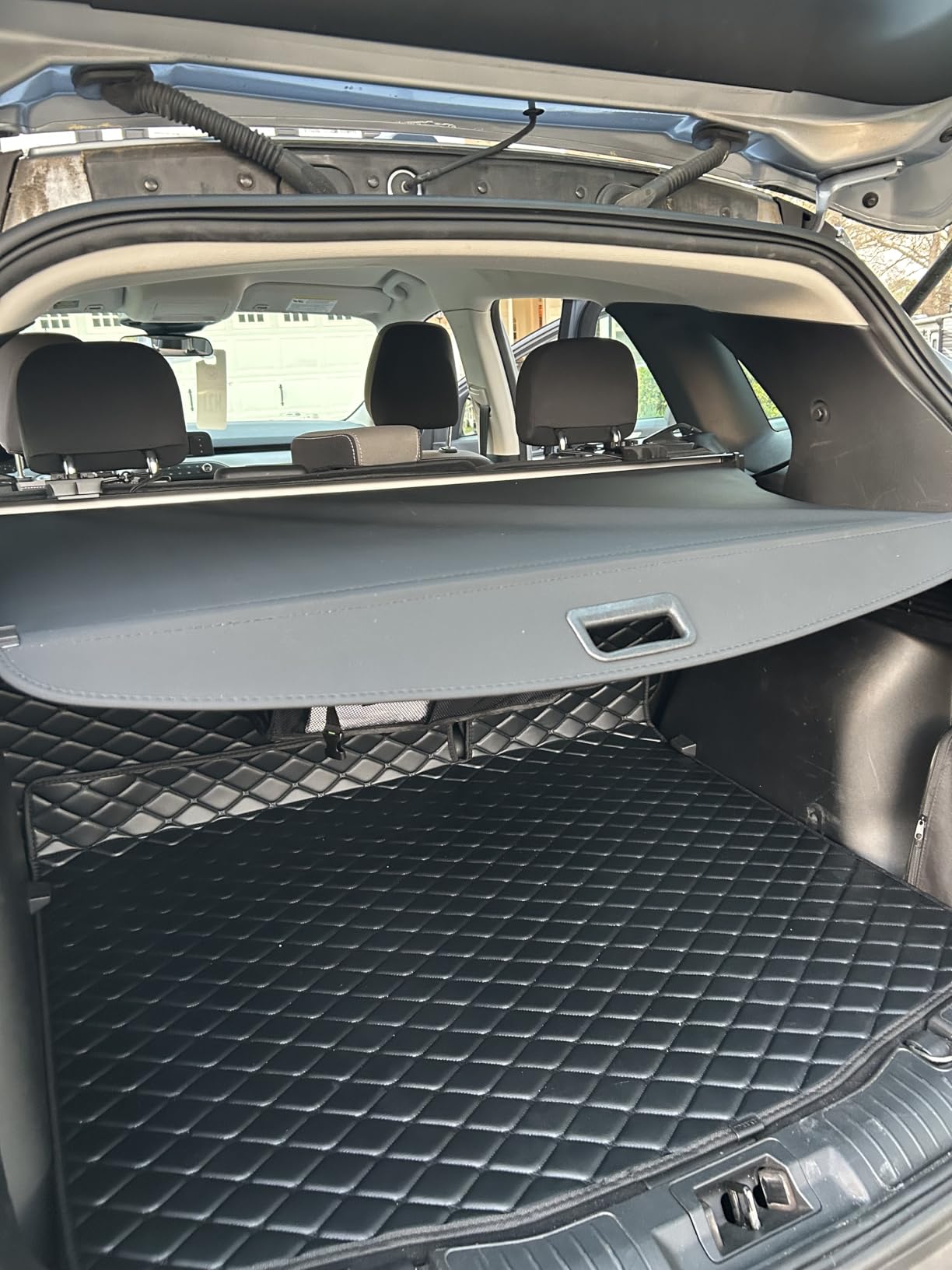 Powerty Cargo Cover for 2016-2020 Kia Sorento, Trunk Cover Retractable Trunk Shielding Shade for Kia Sorento Accessories Cargo Luggage Cover No Gap (with Extra Flaps) customer photo 1