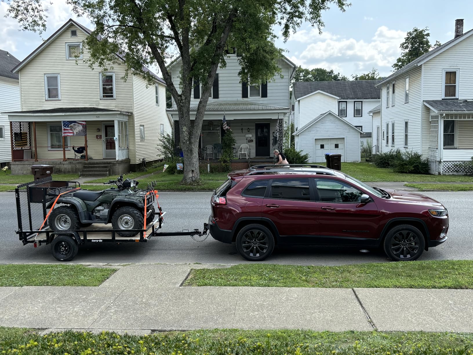 OPENROAD Adjustable Trailer Hitch Ball Mount - Fits 2-Inch Receiver, 2