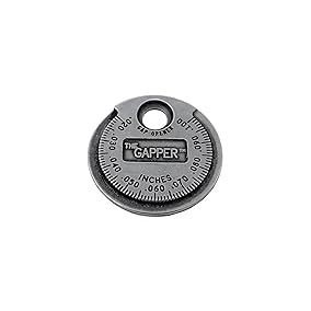 Spurtar 32 Blades Feeler Gauges 0.0015-0.035'' (0.04-0.88 mm) Stainless Steel Feeler Gauge Set SAE/Metric Feeler Gauge for Measuring Gap Width and Thickness for Guitar, Spark Plug, Piston Measure customer photo 1