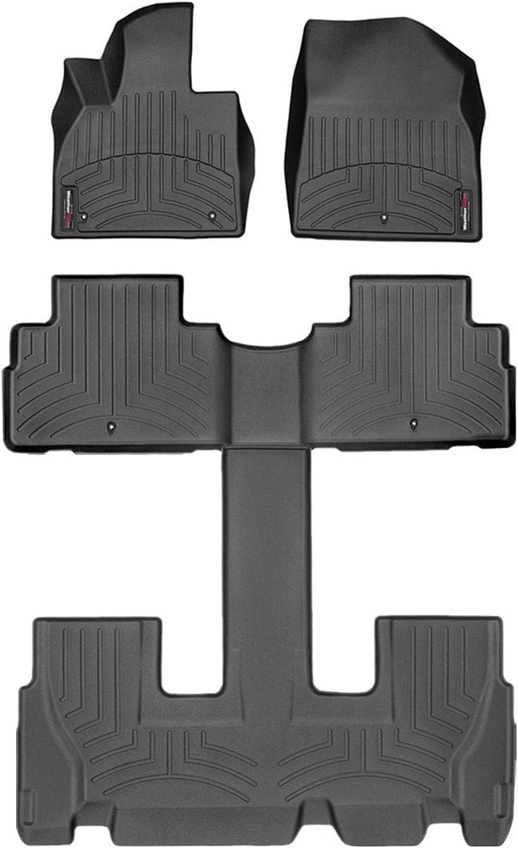 WeatherTech Custom Fit FloorLiners for Hyundai Palisade - Full Set (441578-1-2-3), Black customer photo 2