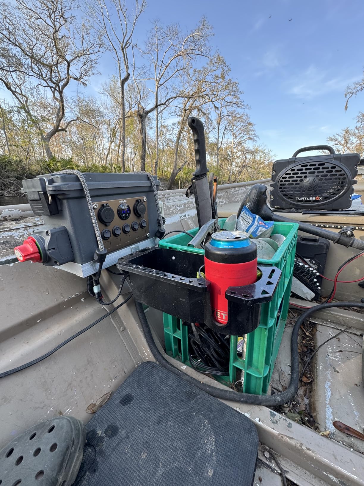 Nilight 90101E 5Gang Multi-Function 5 Gang Rocker Dual USB Charger + Digital Voltmeter +12V Outlet Pre-Wired Switch Panel with Circuit Breakers for RV Car Boat Truck Trailer,2 Years Warranty,Blue customer photo 1