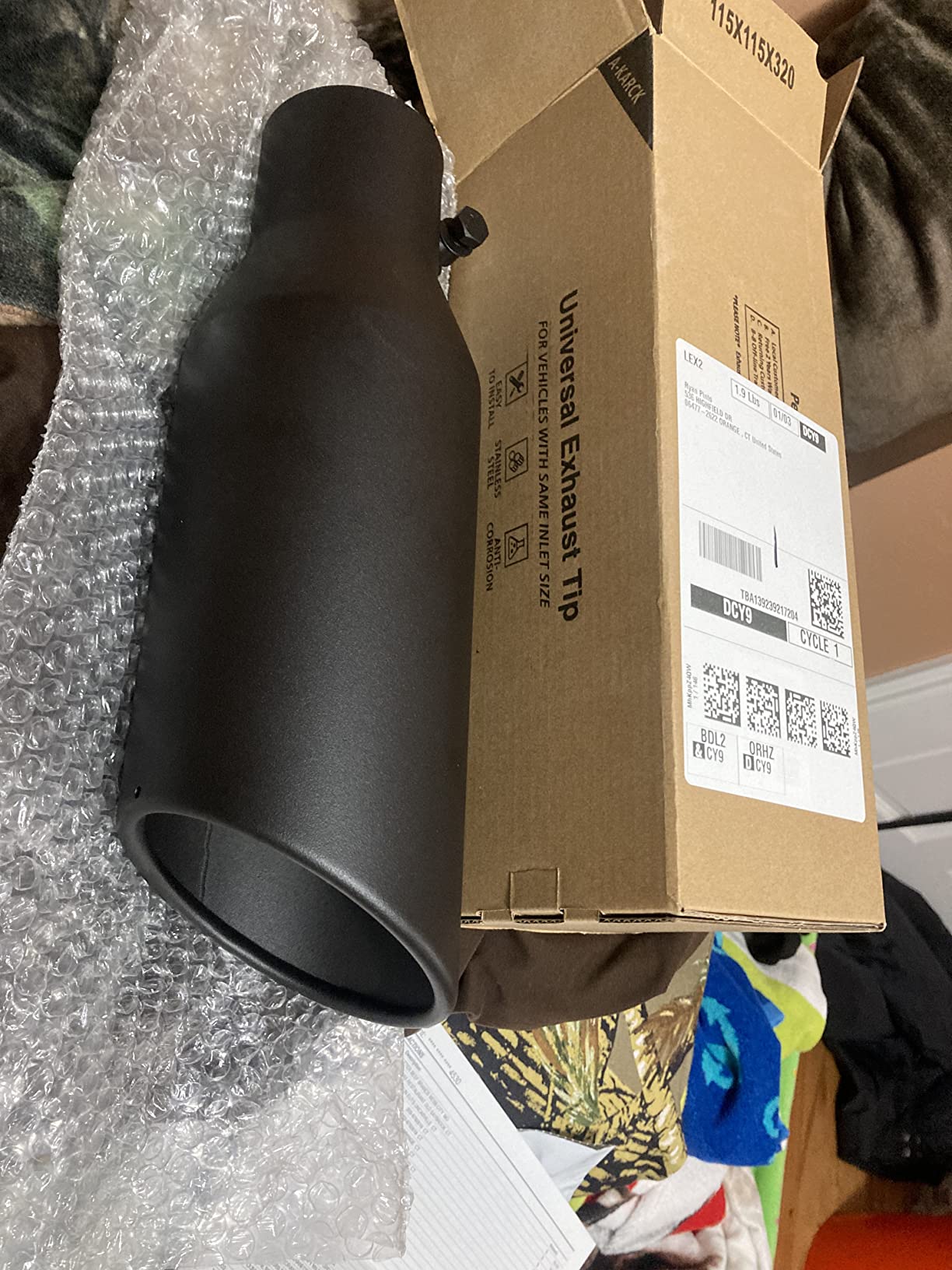 A-KARCK Exhaust Tip 2.5 Inch Inlet, 2.5