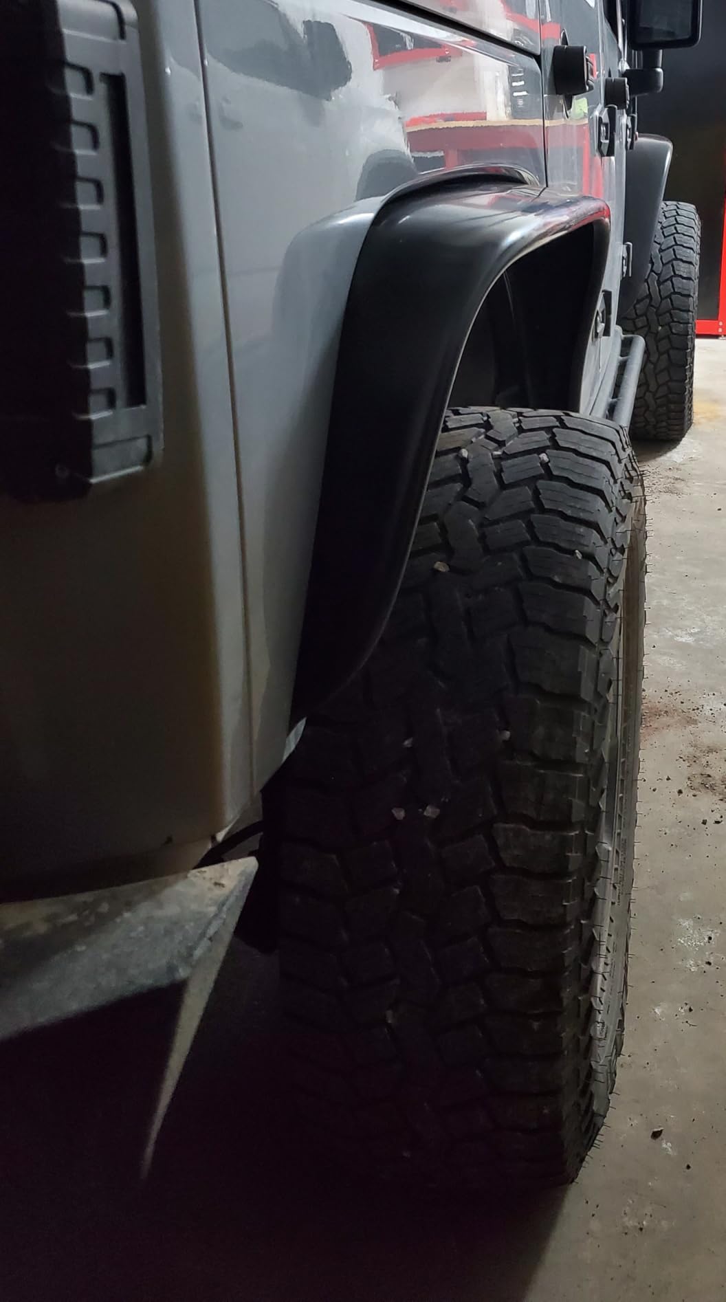 KBD Body Kits Compatible with Jeep Wrangler 2007-2018 4 Pc Front & Rear Polyurethane Fender Flares Kit. Extremely Durable, Easy Installation, Guaranteed Fitment, Made in the USA! customer photo 2