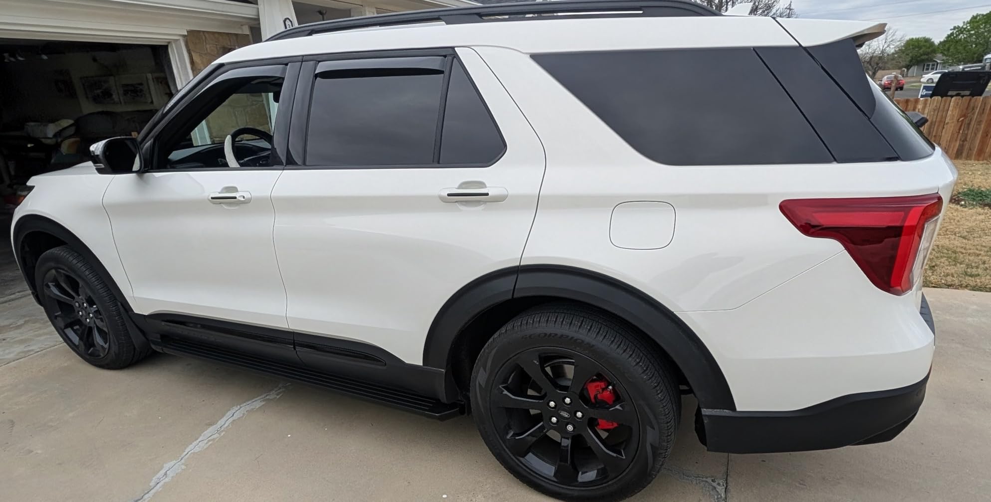 Snailfly Running Boards Fit for 2020-2026 Ford Explorer Base ST XLT Limited Platinum ST-Line Timberline Side Steps w/Mud Flaps customer photo 1