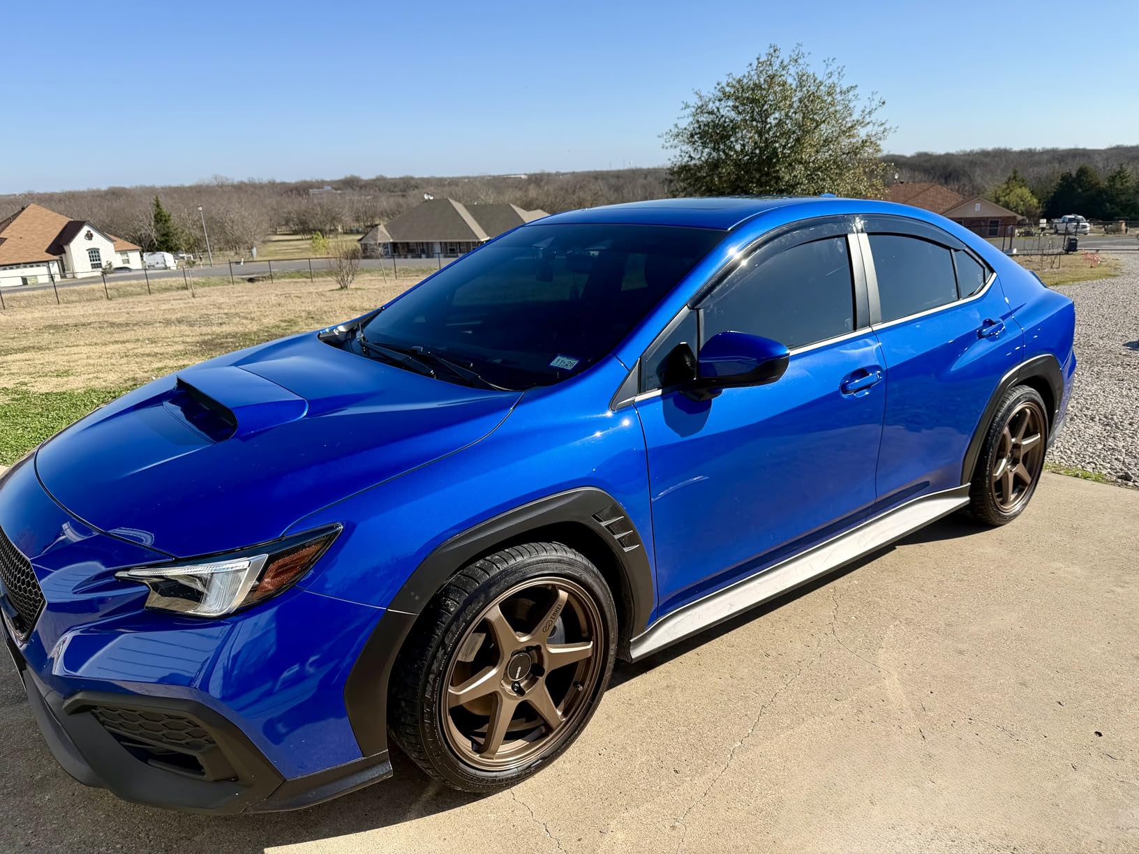 2018-2023 Tape-On Side Window Deflector Visors for Subaru Crosstrek & for Subaru Impreza Hatchback 2017-2023 Smoke Tinted Rain Guards customer photo 1