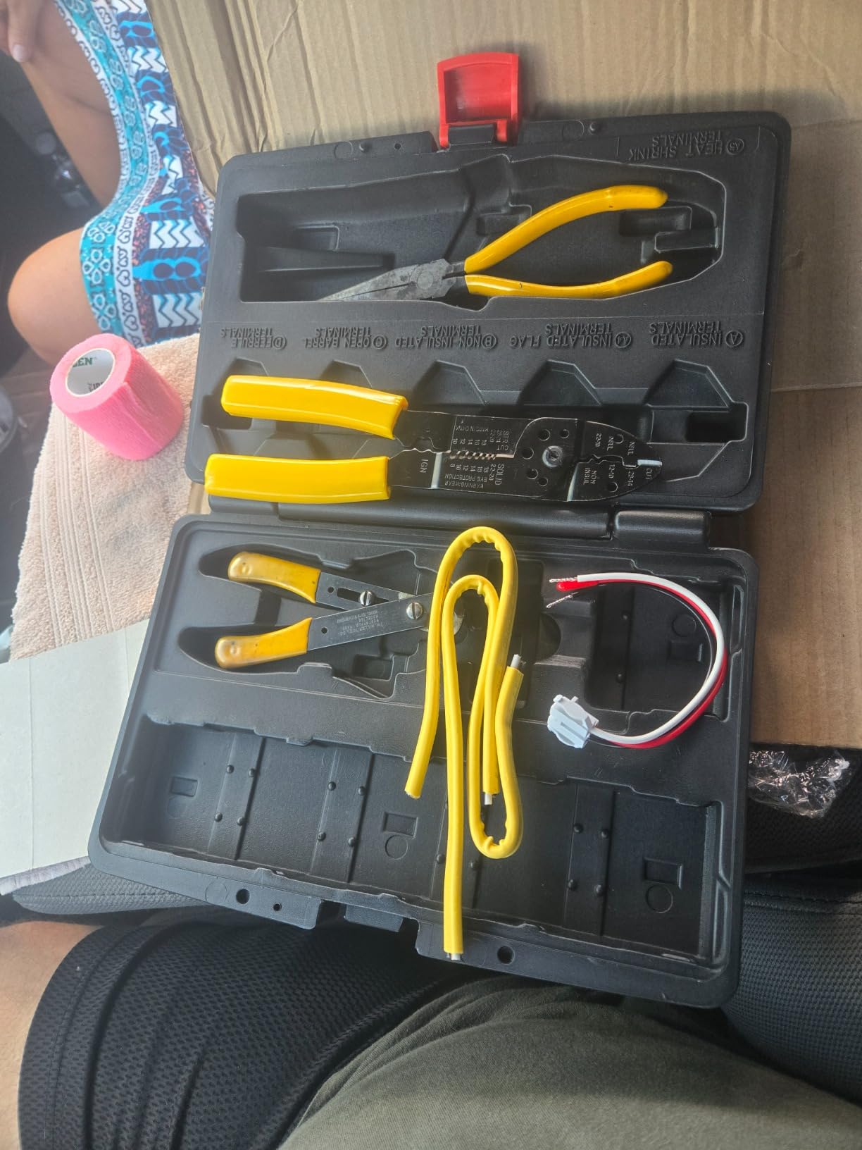 Wirefy Wire Crimping Tool Kit | Crimpers & 6 Slide in Dies | Ratcheting Wire Crimper Tool | Terminal Crimp Pliers | for Heat Shrink, Non Insulated, Open Barrel, Flag, Ferrule, Insulated Connectors customer photo 1