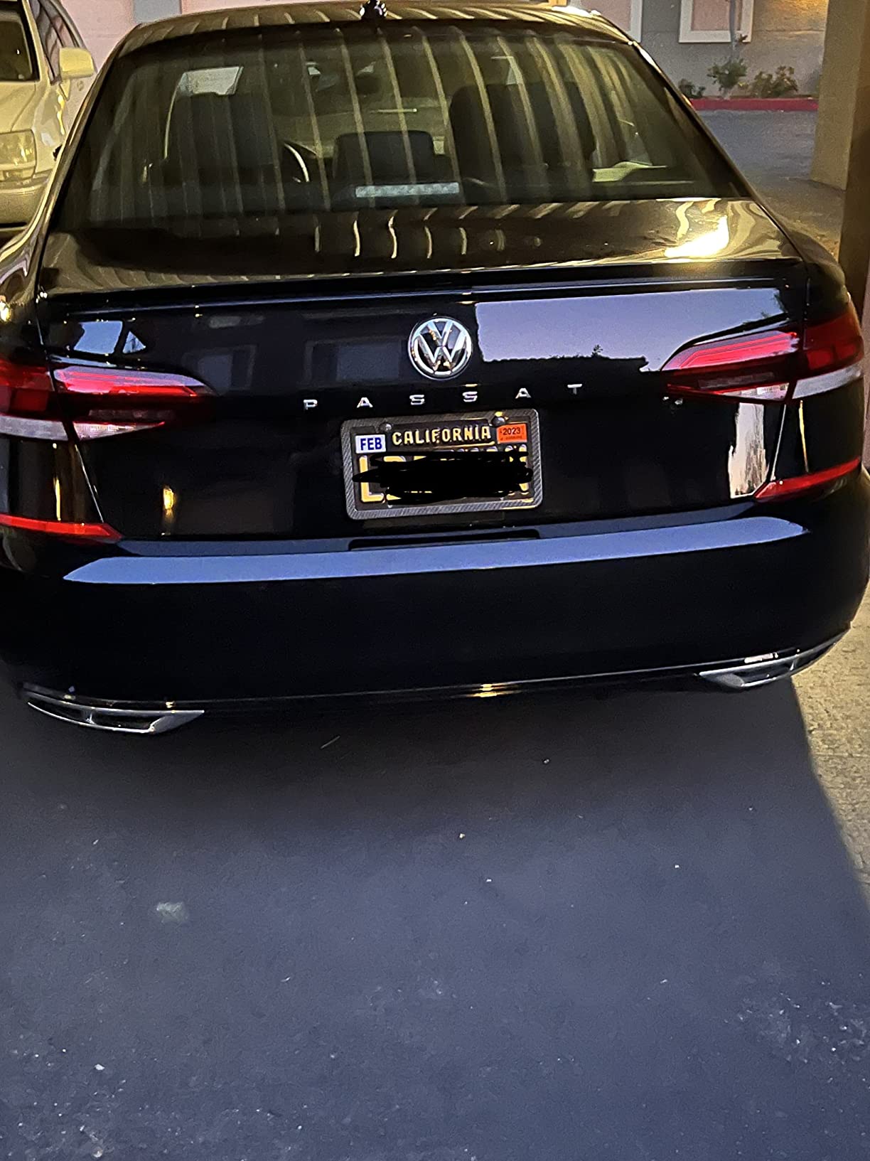 BGGTMO Anti Theft License Plate Frames - Carbon Fiber Metal Aluminum Number Plate Holders, Stainless Steel Anti Theft Screws, Fit US Car Front and Rear Car Tag Cover customer photo 1