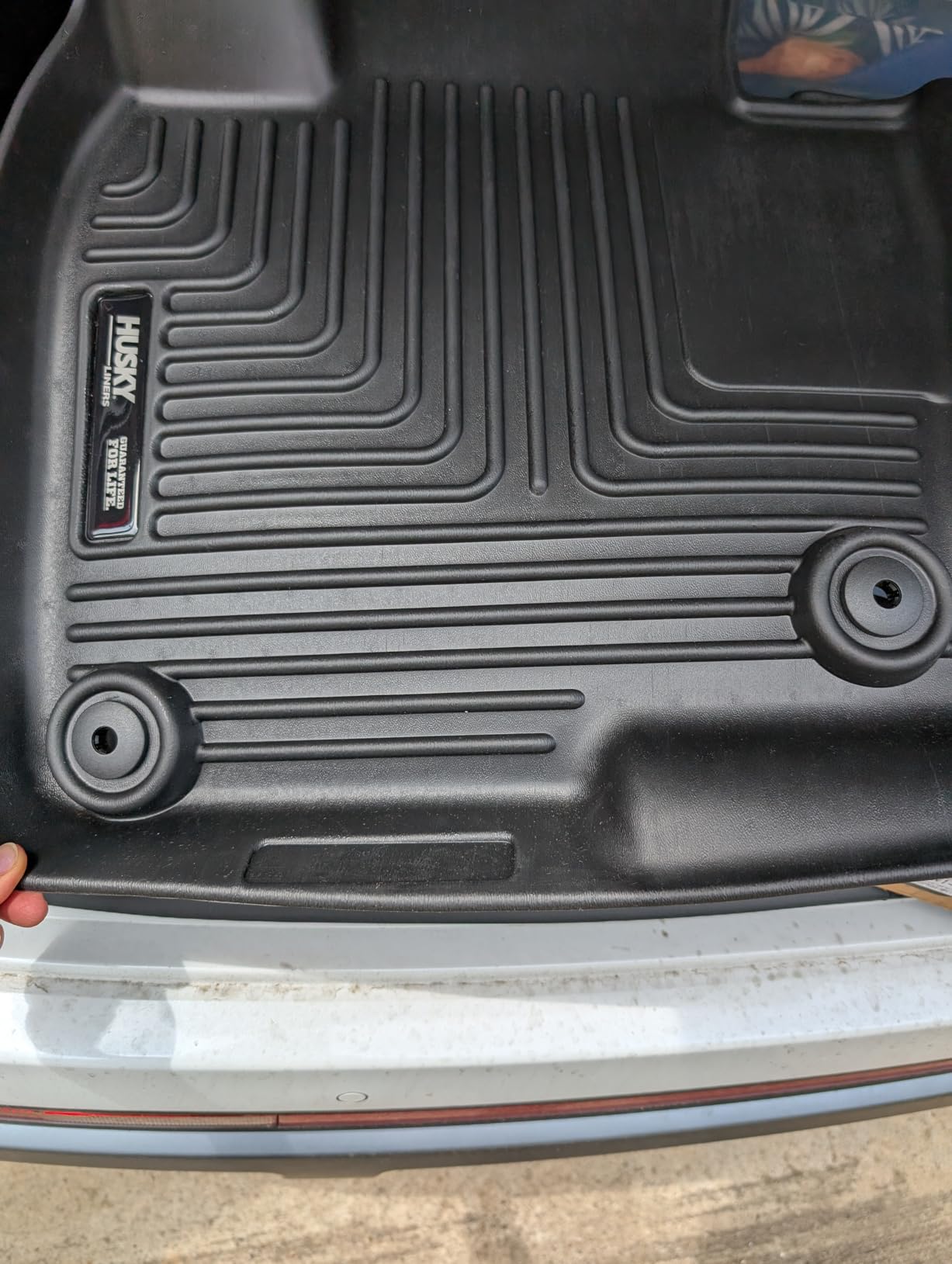 Husky Liners Weatherbeater Floor Mats | Fits 2020-2025 Hyundai Palisade | Front & 2nd Row, 3-pc Black - 95711 customer photo 1