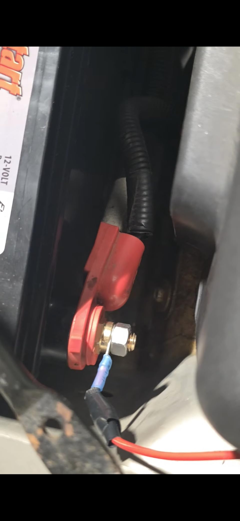 Boao 8-Piece Side Post Battery Terminal Adapter - 3/8 16 Bolts Standard Battery Post Stud Extender Screws customer photo 2