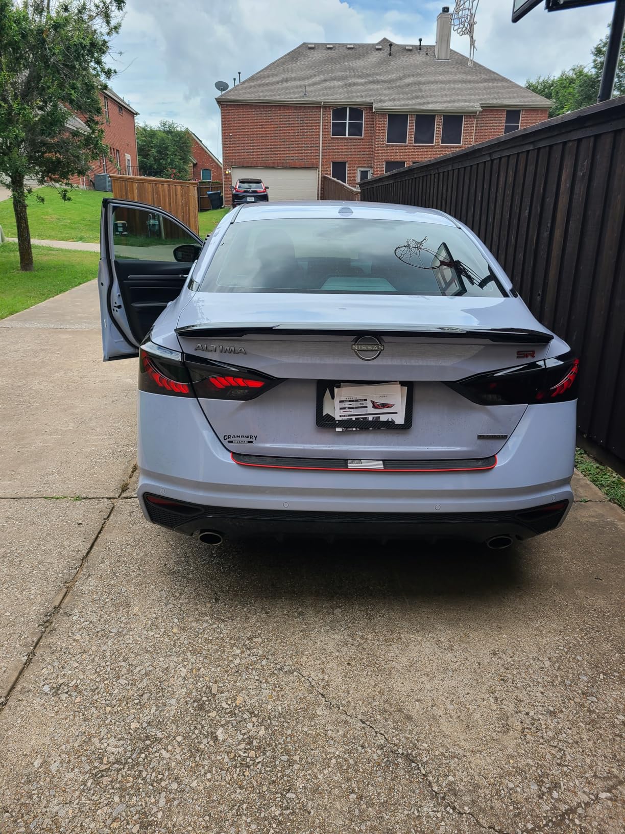 Rear Trunk Spoiler Wing Lip Compatible with Nissan Altima 2019 2020 2021 2022 2023 2024 2025 SR/SV/SL/S/Accessories (Paint Black) customer photo 1