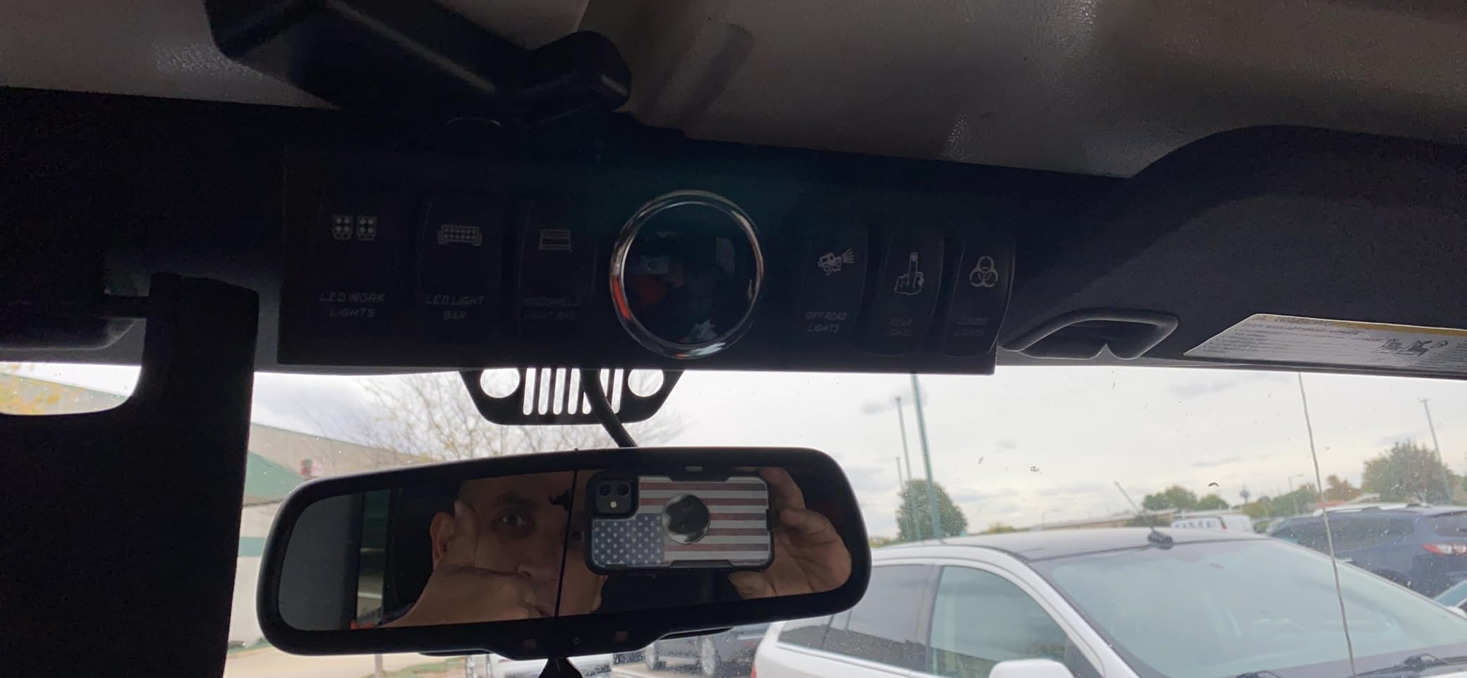 WATERWICH 6-Switch Pod Toggle Panel Overhead and Source Control System Box Wiring Harness Kit With 12 Covers & Clip Remover Compatible With Jeep Wrangler customer photo 1