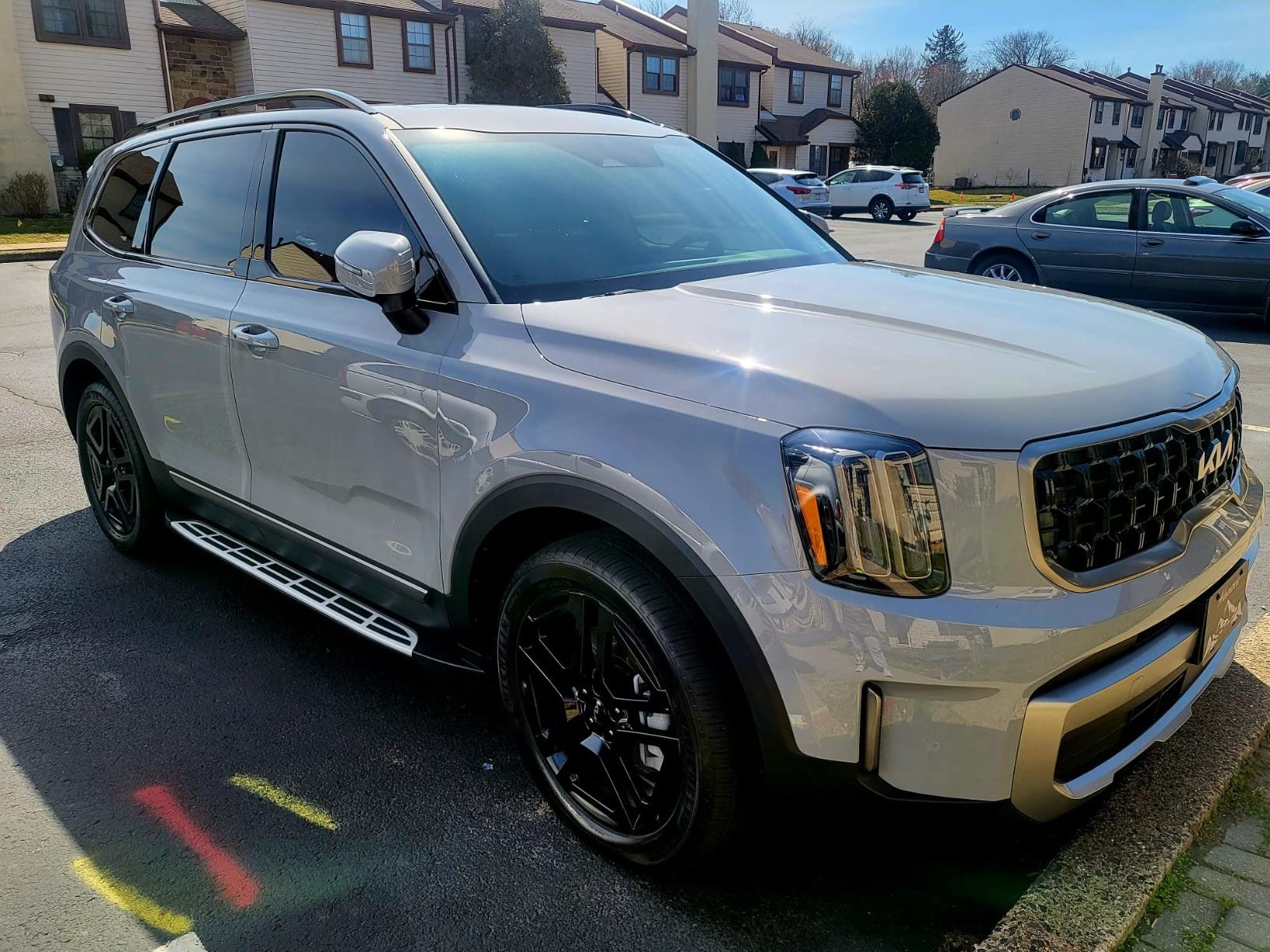Snailfly 500 LBS Load Running Boards Fit for 2019-2025 Kia Telluride LX EX S SX SX-P X-Pro X-Line, Heavy Duty Side Step, No Drilling customer photo 2