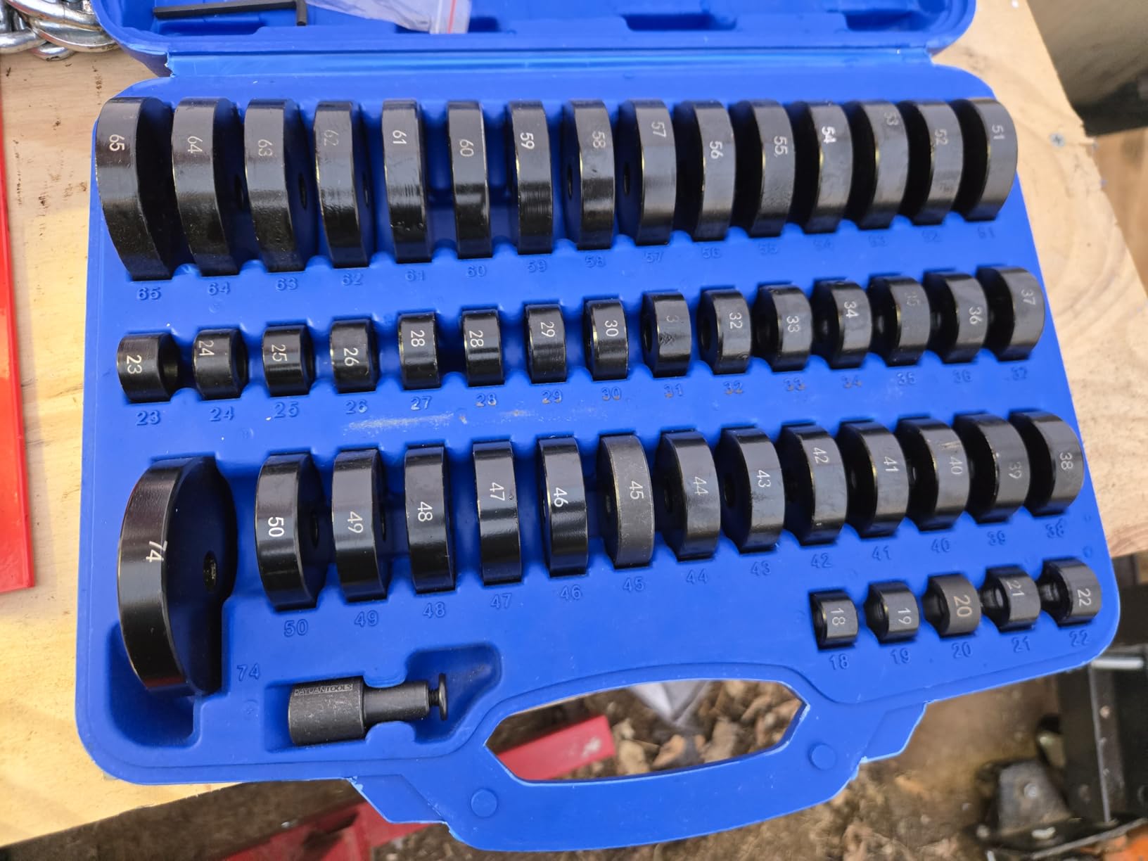 DAYUAN 52 in 1 Custom Bushing Driver Set, Transmission Bushing Driver Removal Set Wheel Axle Bearing Race and Seal Installer Tool Kit customer photo 1