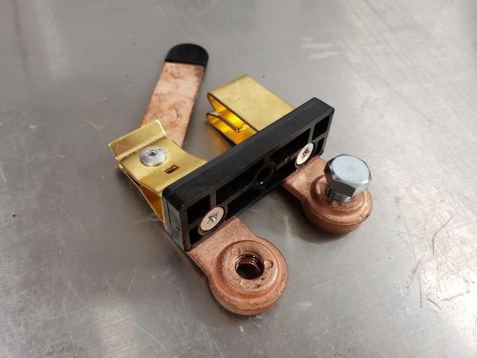 Top Post Knife Blade Master Switch 12V 24V Battery Disconnect Cut Off Shut Off for Auto Car RV-Marine Boat Truck Vehicle (Negative,Vertical) customer photo 2