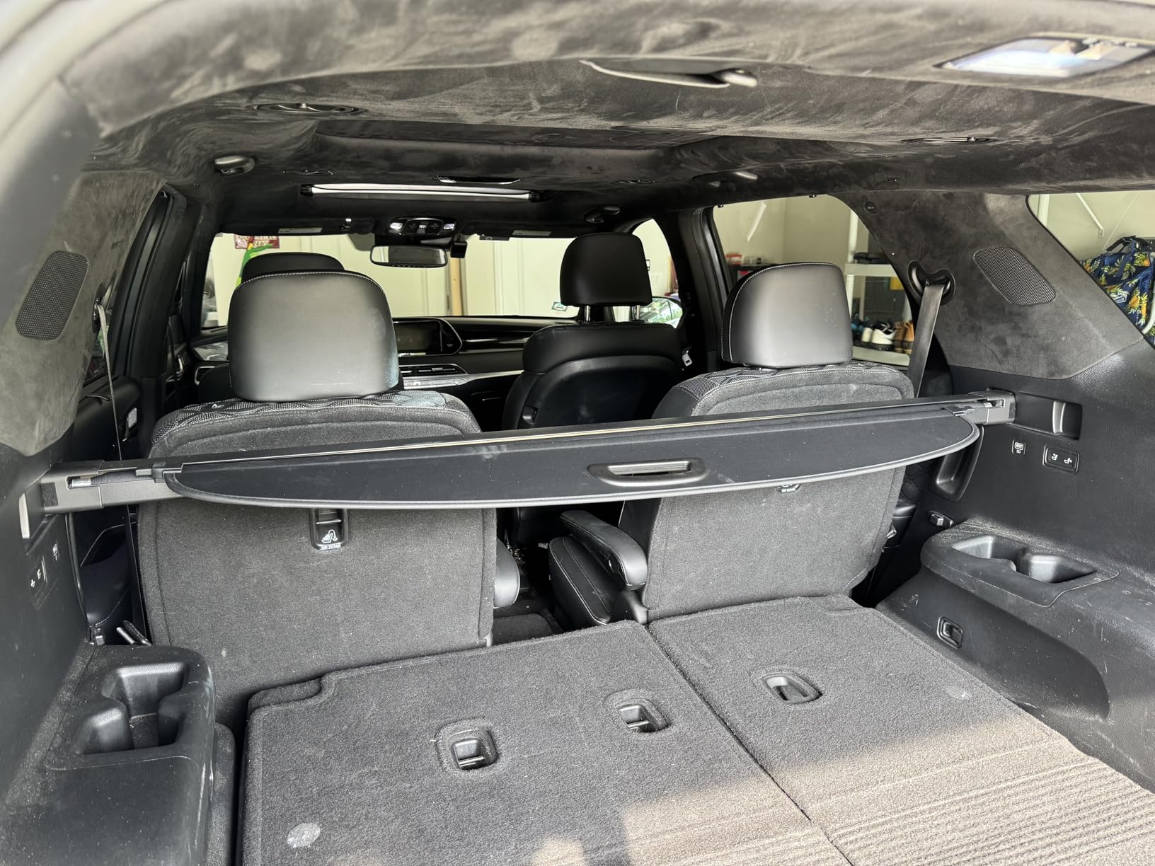 Compatible with Hyundai Palisade 2025-2020 Cargo Security Shade Trunk Cover Privacy Screen Retractable Rear Storage Waterproof Cargo Cover Luggage Security Shield Shade customer photo 1