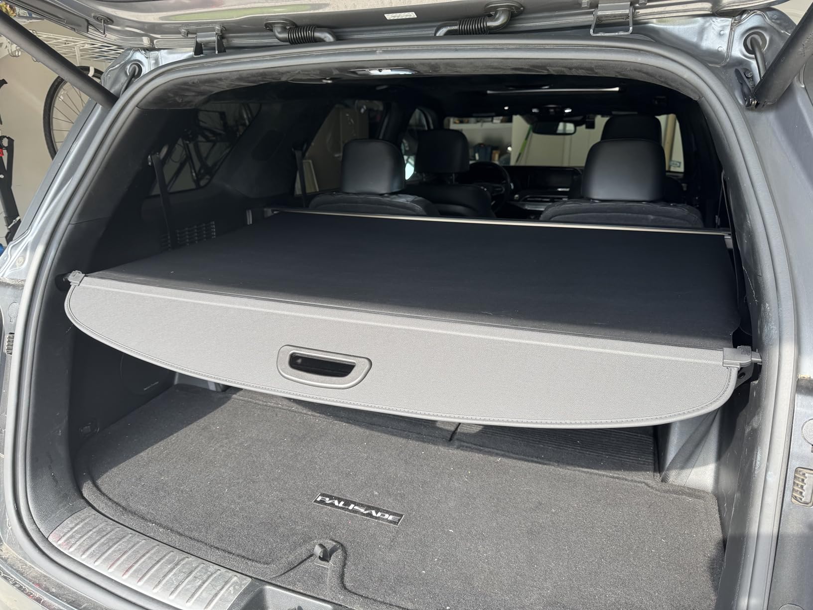Compatible with Hyundai Palisade 2025-2020 Cargo Security Shade Trunk Cover Privacy Screen Retractable Rear Storage Waterproof Cargo Cover Luggage Security Shield Shade customer photo 2