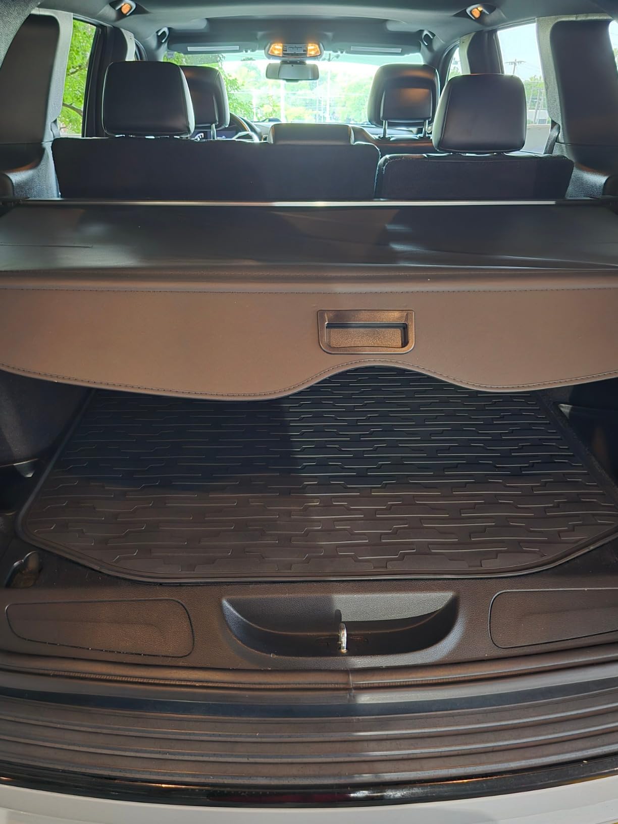 JOYTUTUS Cargo Mat Compatible with 2011-2021 Grand Cherokee WK2 & 2022 Grand Cherokee WK, All Weather Protection Cargo Liners Trunk Mats Vehicle Carpet Heavy Duty Waterproof Odorless Durable Black customer photo 1