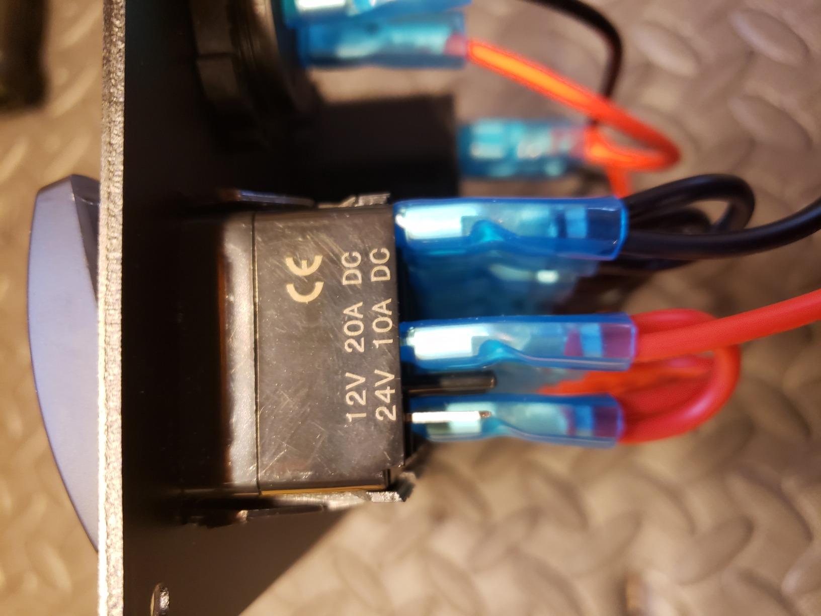 Nilight 6 Gang Rocker Switch Panel Laser Etched Aluminum Light Bar Switch with Cigarette Lighter USB Charger Voltmeter for 12V 24V Cars Boats Trailers customer photo 2