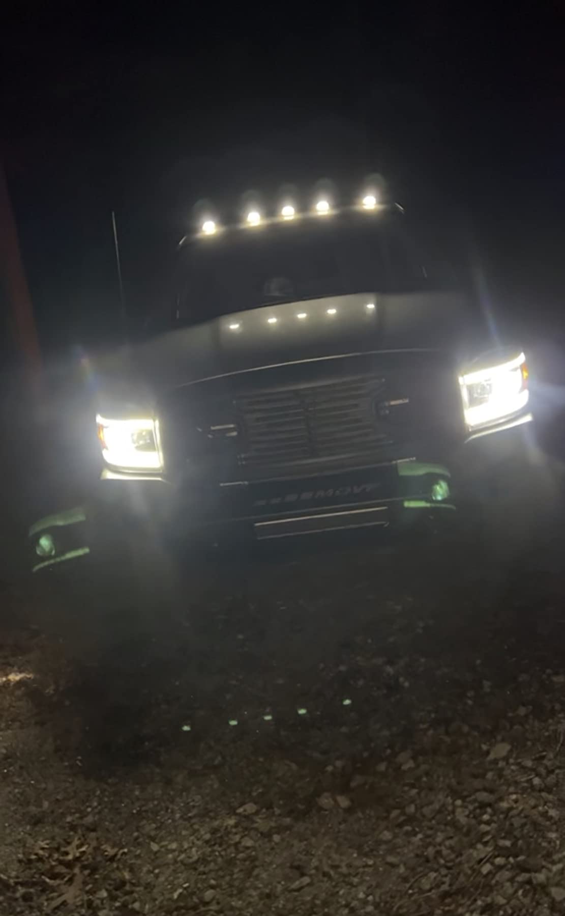 Tresound Cab Roof Marker Amber Lights for 2003-2016 Dodge Ram 1500 2500 3500 Pickup Trucks with Wire Harness (Smoked Lens with 16 Amber LEDs) customer photo 1