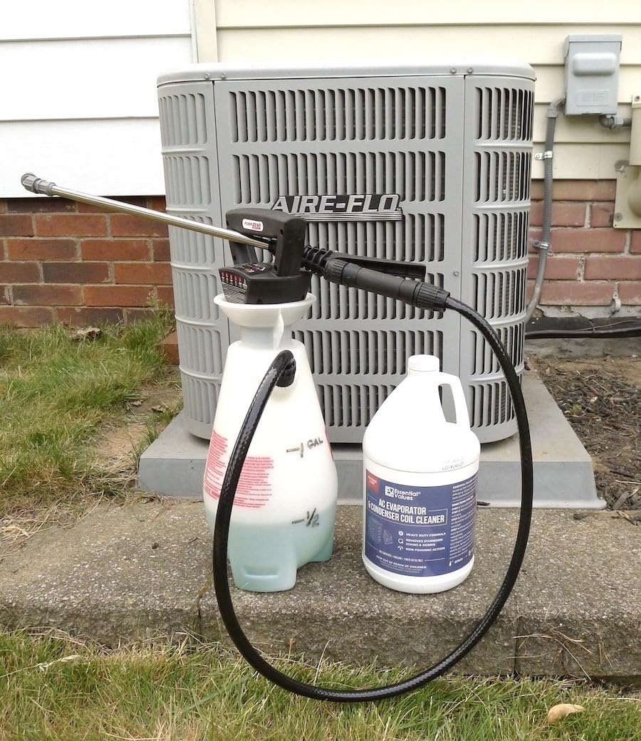 Essential Values Coil Cleaner for AC Unit (Gallon) | Non Foam Formula for Condenser Coils - Heavy Duty Professional Grade customer photo 1