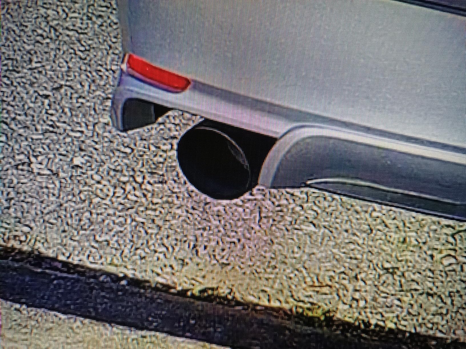 TriTrust Exhaust Tip, 2.5 Inch Inlet, 4.5'' Outlet 7'' Long Muffler Tip, Powder Coated Black Stainless Steel Truck Car Tail Tip, Weld On 2.5'' Outer Diameter Tailpipe customer photo 1