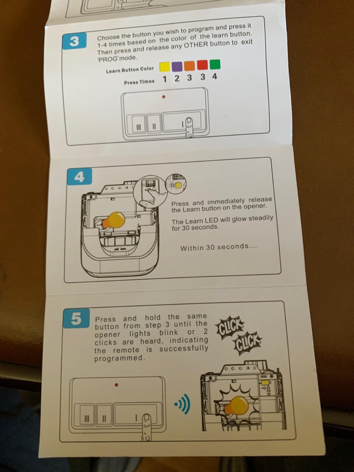893LM 893Max 891LM 371LM 373LM 971LM 973LM Universal Garage Door Opener Remote for Chamberlain, LiftMaster, Craftsman, 3-Button customer photo 2