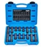 Orion Motor Tech 16pc Locking Lug Nut Master Key Set, SAE & Metric Wheel Lock Removal Kit for Removing Locking Spline Star Hex and Fluted Hex Lug Nuts, Lug Nut Remover Set for Mechanics and More customer photo 1
