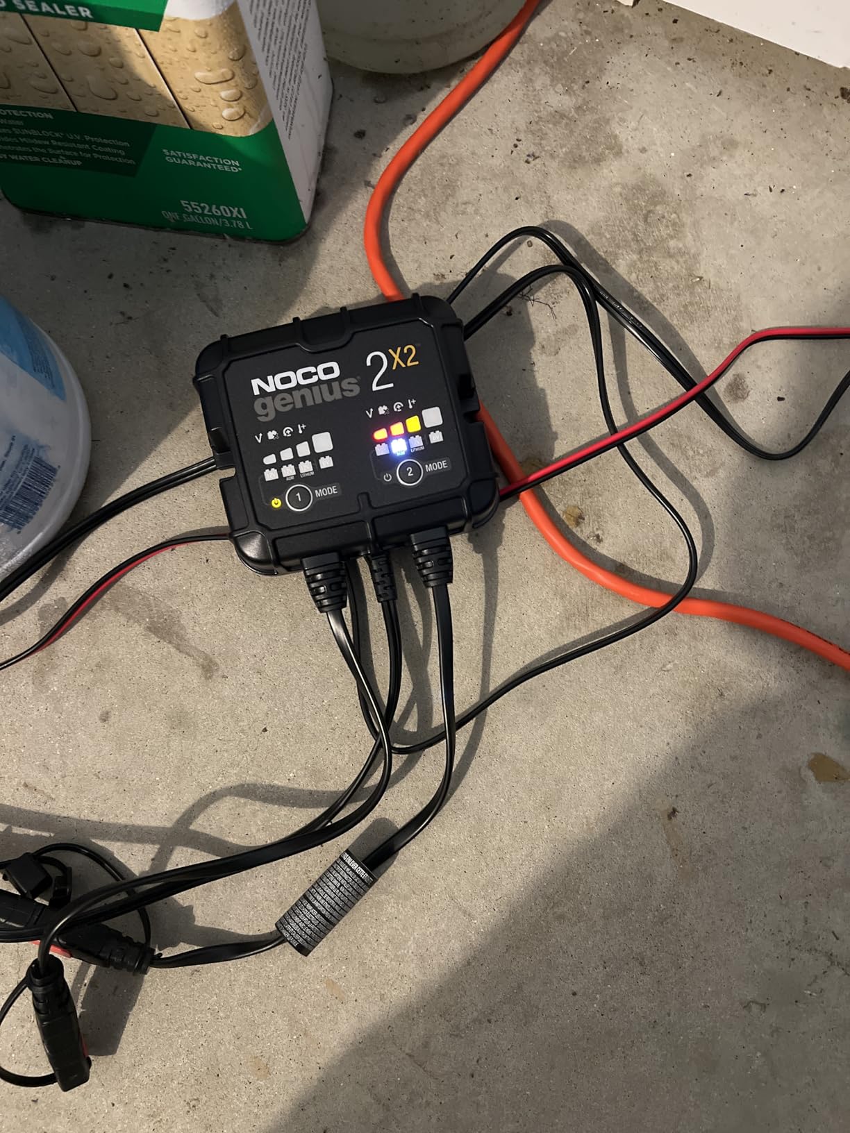 NOCO GENIUS2X2: 4A 2-Bank Smart Battery Charger (2A/Bank) - 6V/12V Automatic Maintainer, Trickle Charger & Desulfator with Overcharge Protection & Temperature Compensation customer photo 2