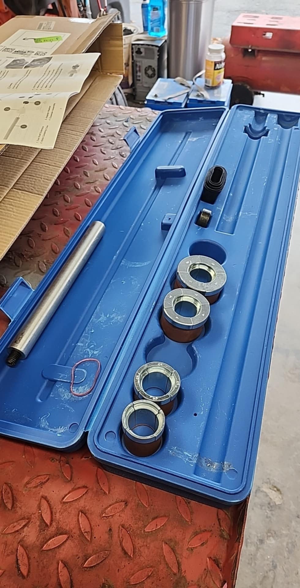Orion Motor Tech Cam Bearing Removal and Installation Tool Set | Complete Camshaft Bearing Tool Kit with 1-1/8 to 2-2/3 Inch Adapters customer photo 1