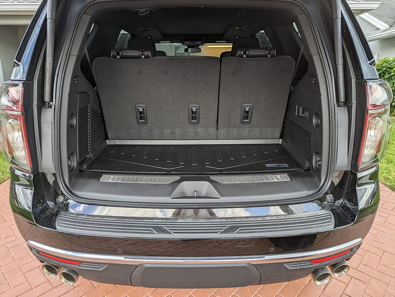 SMARTLINER Custom Fit Cargo Liner Behind The 3rd Row Seats Compatible with 2021-2025 Cadillac Escalade customer photo 1