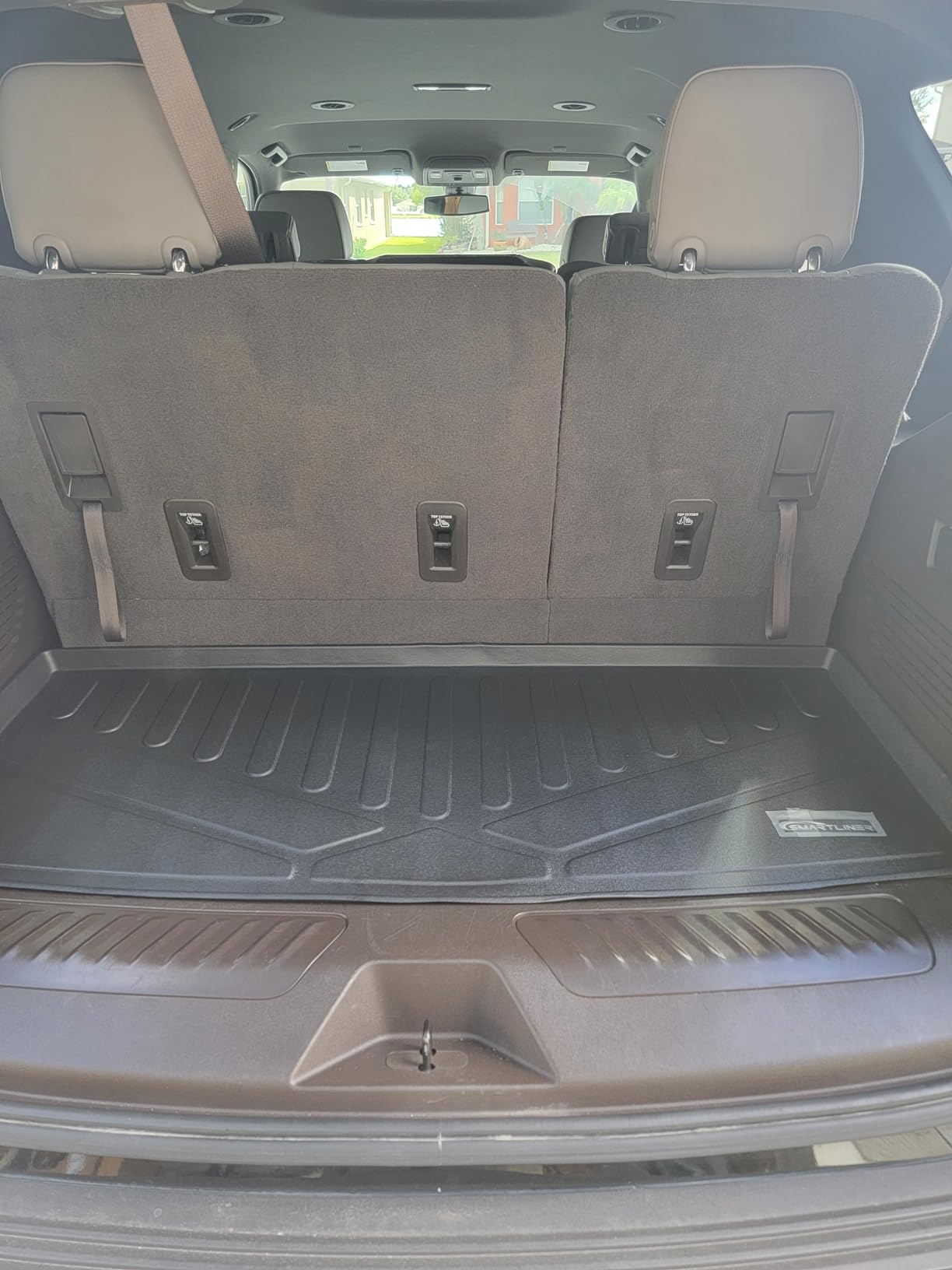 SMARTLINER Custom Fit Cargo Liner Behind The 3rd Row Seats Compatible with 2021-2025 Cadillac Escalade customer photo 2