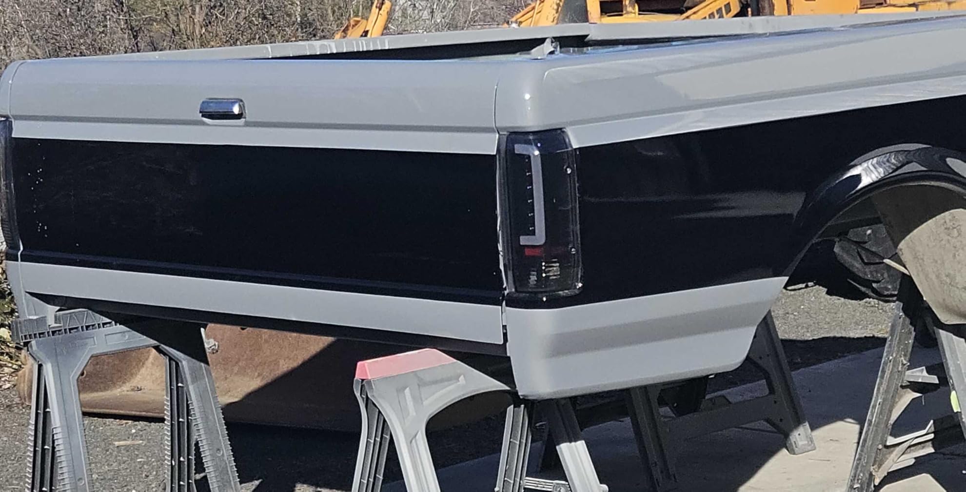 AmeriLite Truck 3D C-Type Halogen, Led, Tube Dark Smoke Replacement Tail Light Set For 1989-1996 Ford F150 Bronco F250 F350 - Passenger and Driver Side customer photo 1