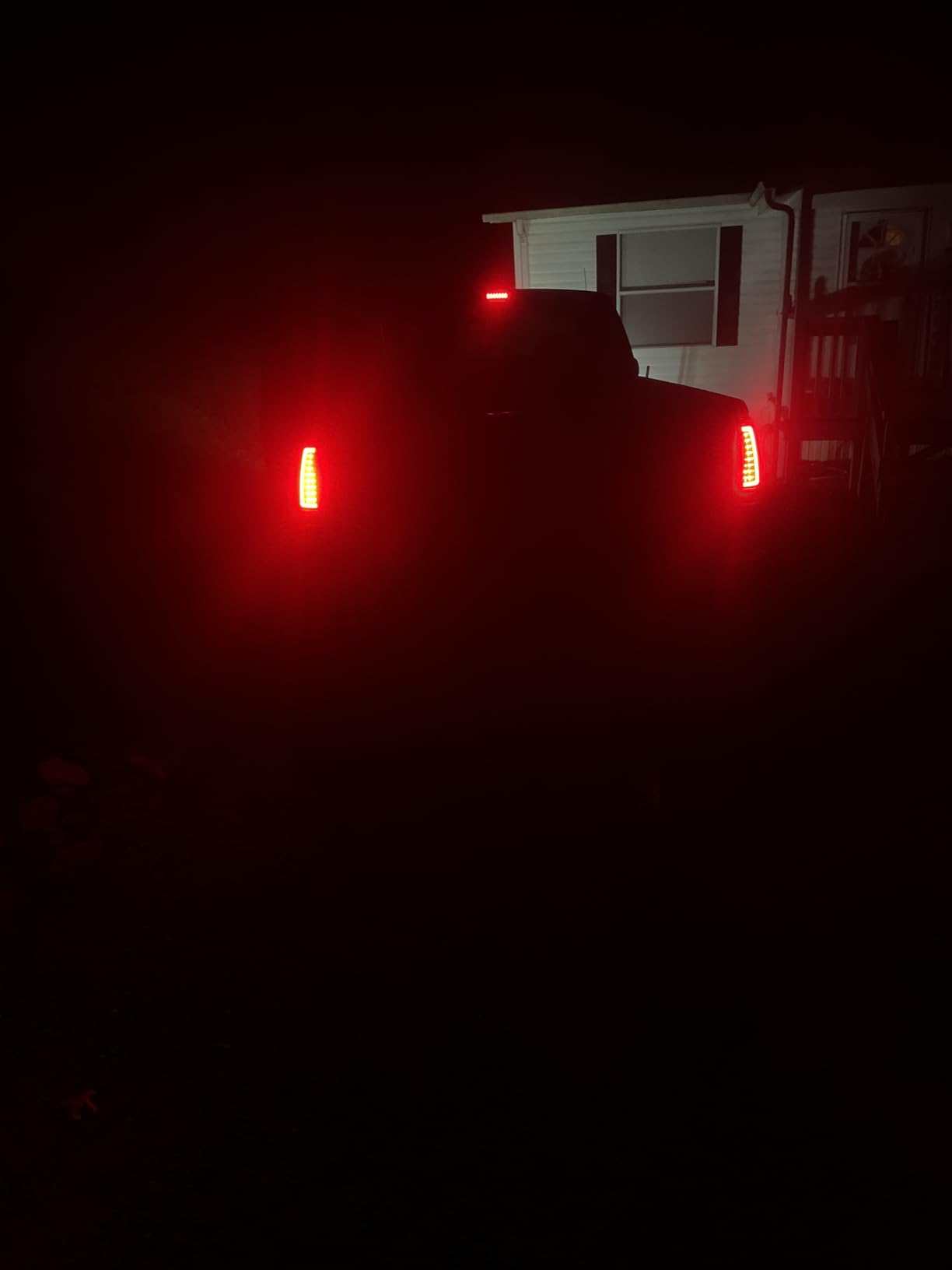 AmeriLite for 1988-1999 Chevy GMC C/K Pickup Vehicle Full Size Tahoe Suburban Crystal Red Replacement C-Type LED Tube Tail Lights Assembly Set - Passenger and Driver Side customer photo 2